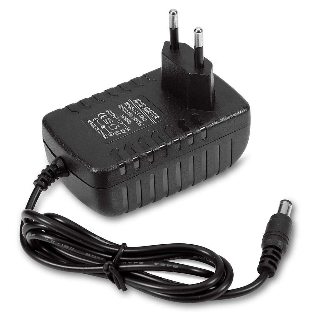 Rosnek DC12V, Stromversorgungsadapter, Konverter-Ladegerät, für LED-Streifen Stromadapter