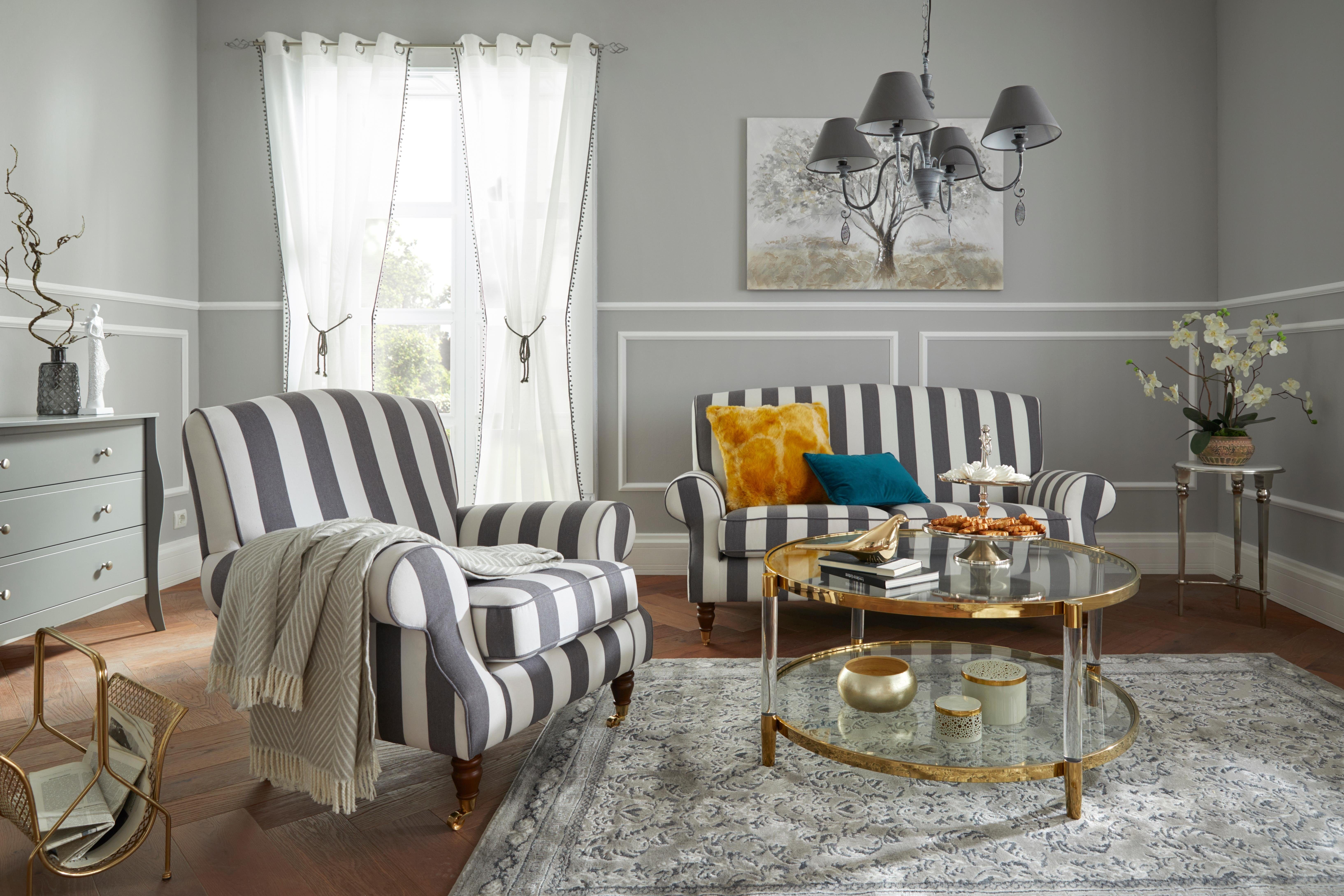 Wohndecke Tebas, SCHÖNER WOHNEN-Kollektion, mit Streifenmuster, Kuscheldeck günstig online kaufen