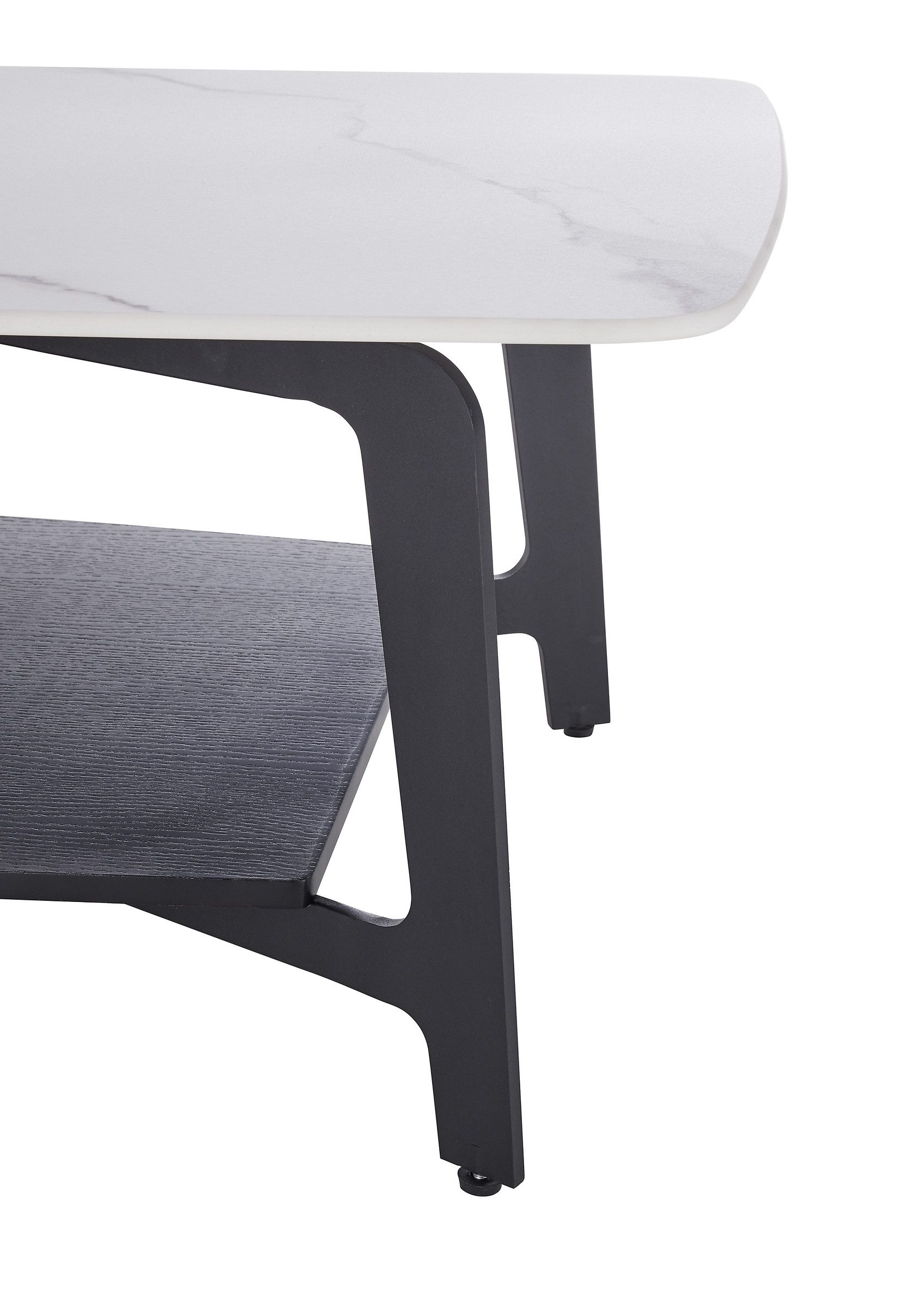 Stolkom Sp.z.o.o. Couchtisch in weiß, Keramik - 130x45x70cm (BxHxT)