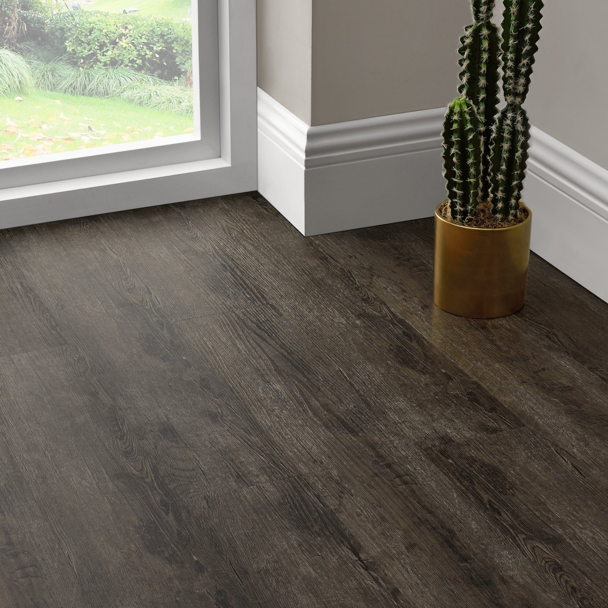 neu.holz Vinylboden, »Vanola« Vinyl Laminat Selbstklebend 3,92 m² Dark Oak