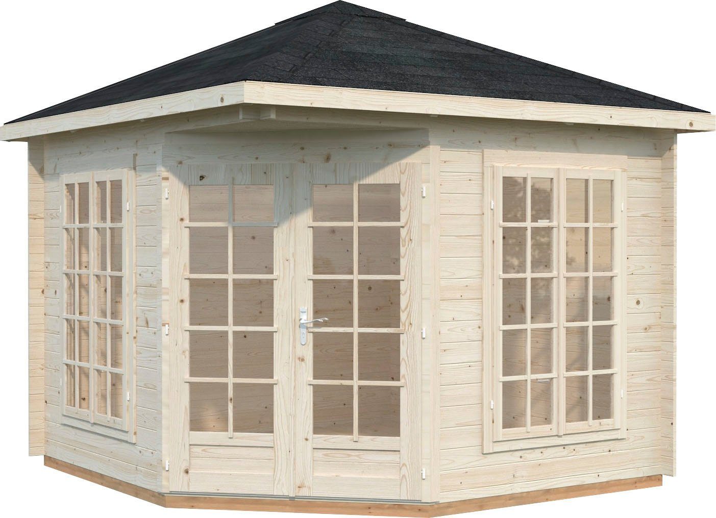 Palmako Gartenhaus Pavillon Melanie, BxT: 322x322 cm, transparent