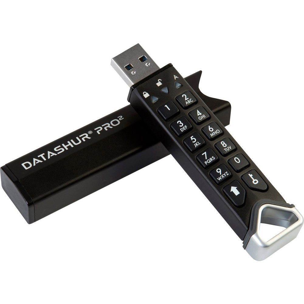 iStorage iStorage datAshur Pro2 USB-Stick 128 GB Schwarz IS-FL-DP2-256-128 USB USB-Stick