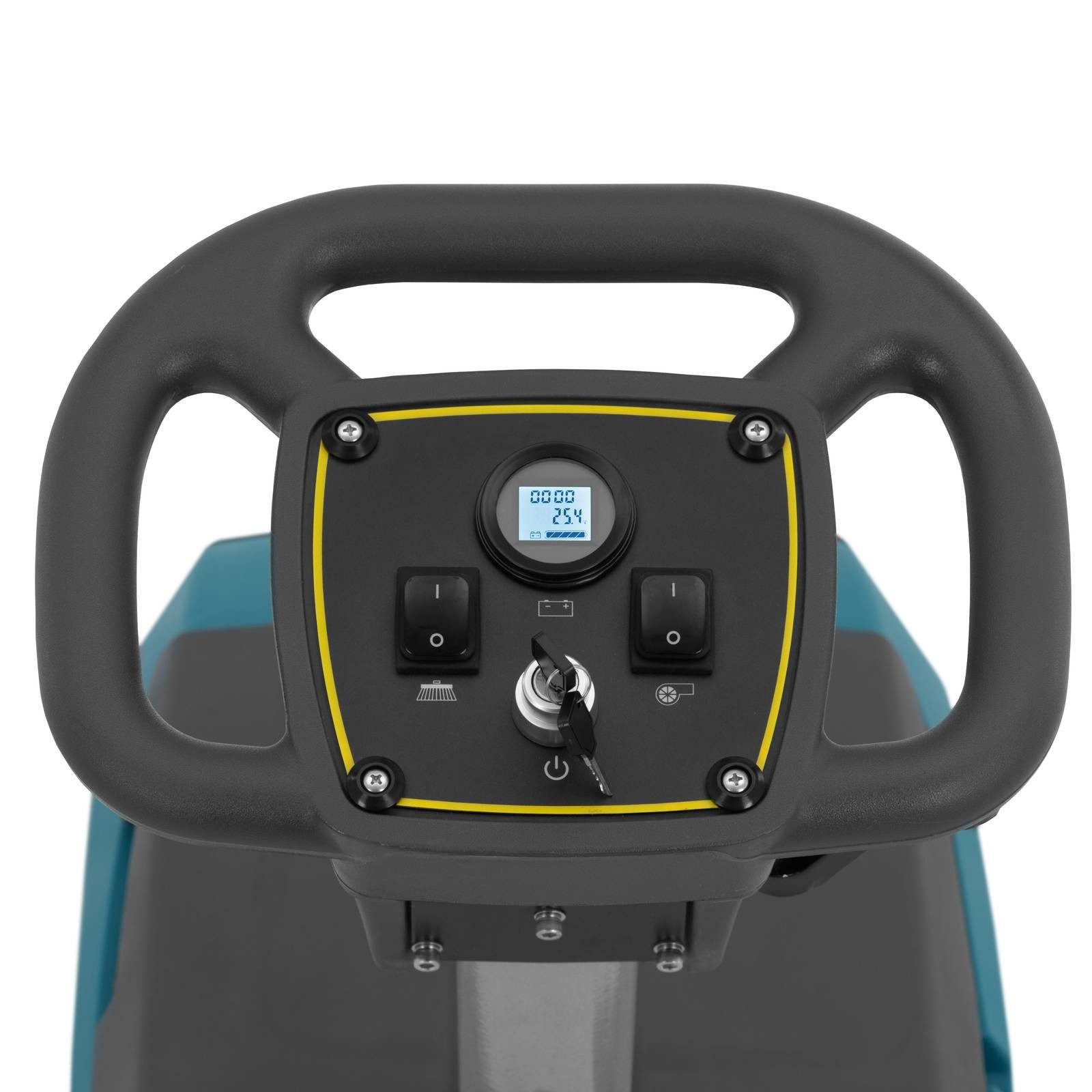 Ulsonix Hartbodenreiniger Akku-Scheuersaugmaschine Reinigungsmaschine 40 cm 2200 m²/h 160 U/min, 500 W
