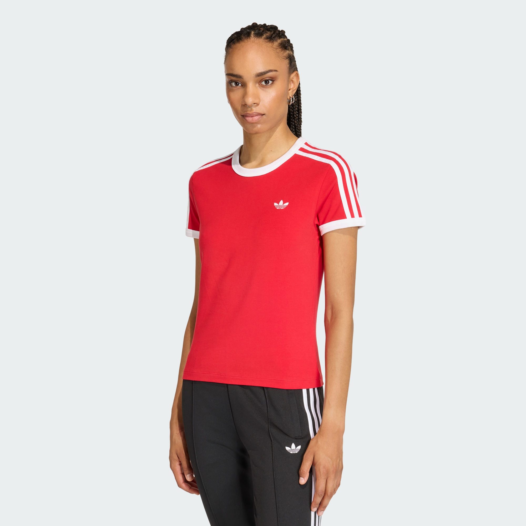 adidas Originals T-Shirt SCHMALES 3-STREIFEN T-SHIRT