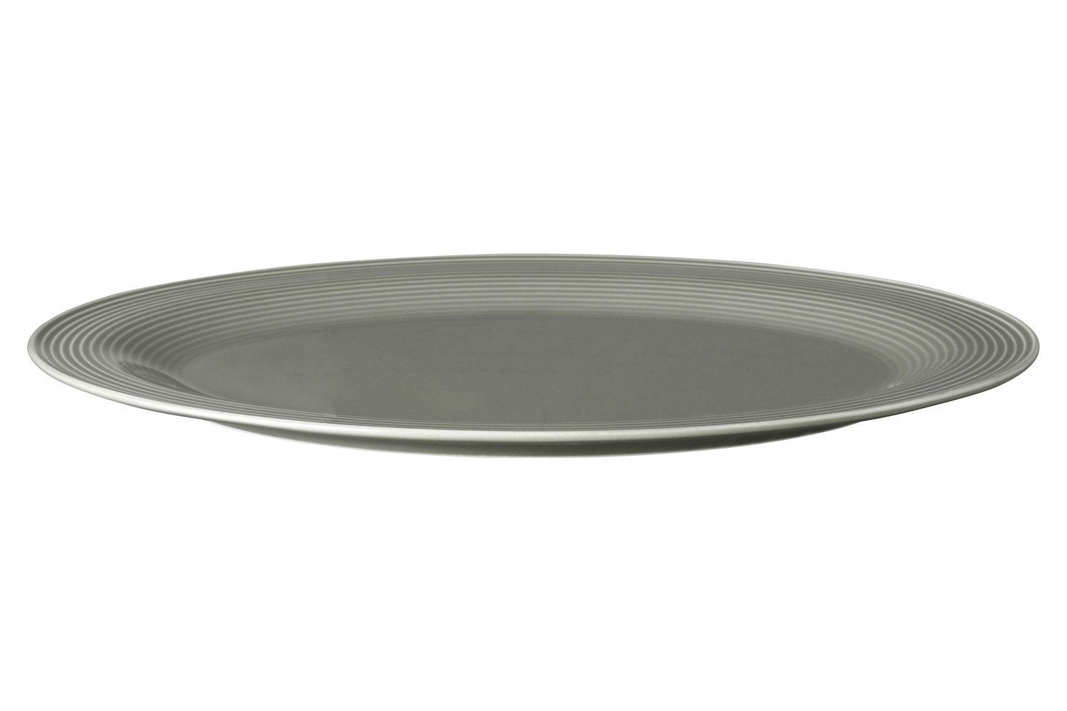 Seltmann Weiden Servierplatte Servierteller BEAT, Perlgrau, B 35 x T 28 cm, Porzellan