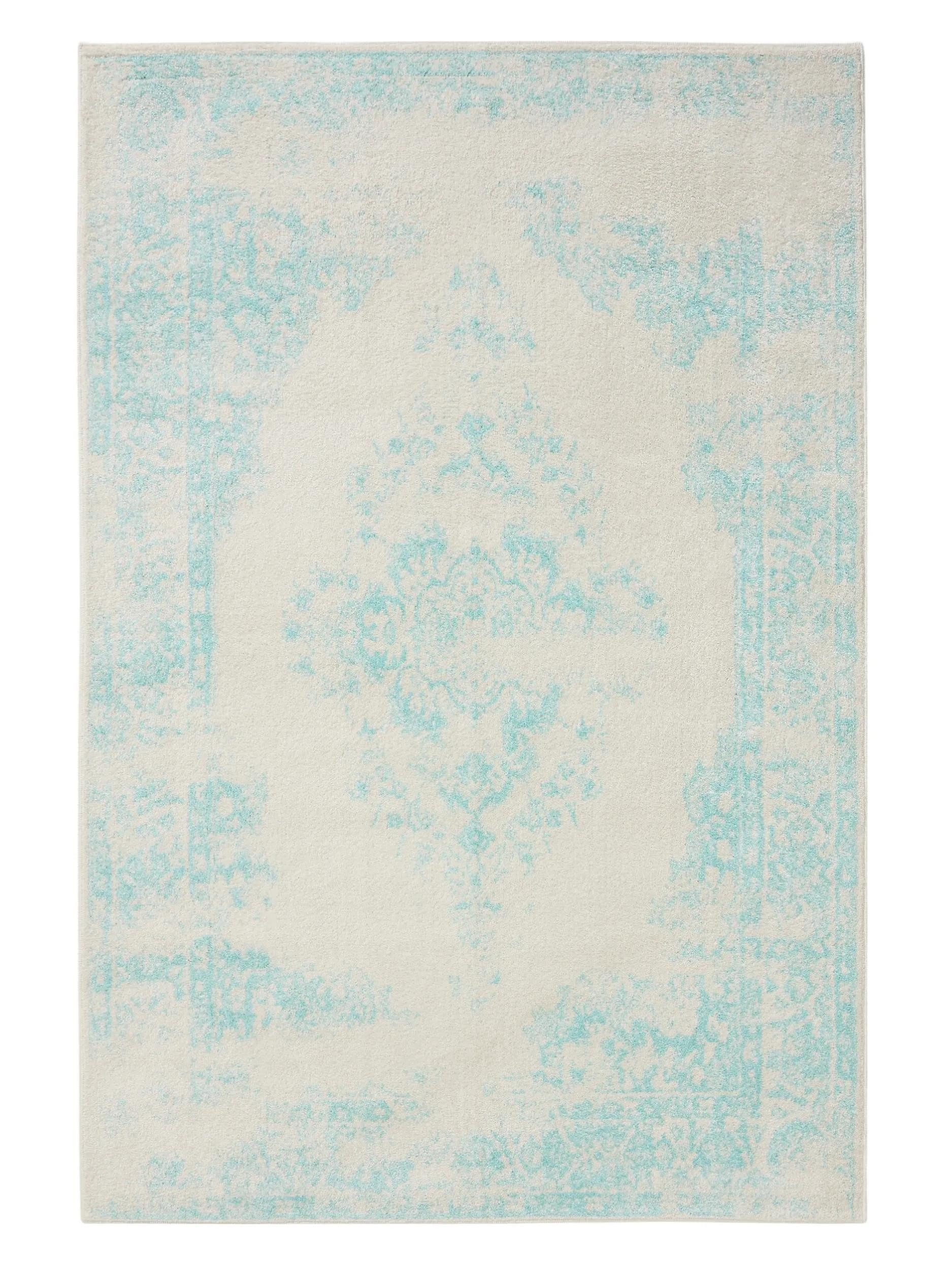benuta Teppich Sia, rechteckig, Höhe: 6 mm, Vintage-Look, Kurzflor, Retro Teppich Wohnzimmer, Schlafzimmer