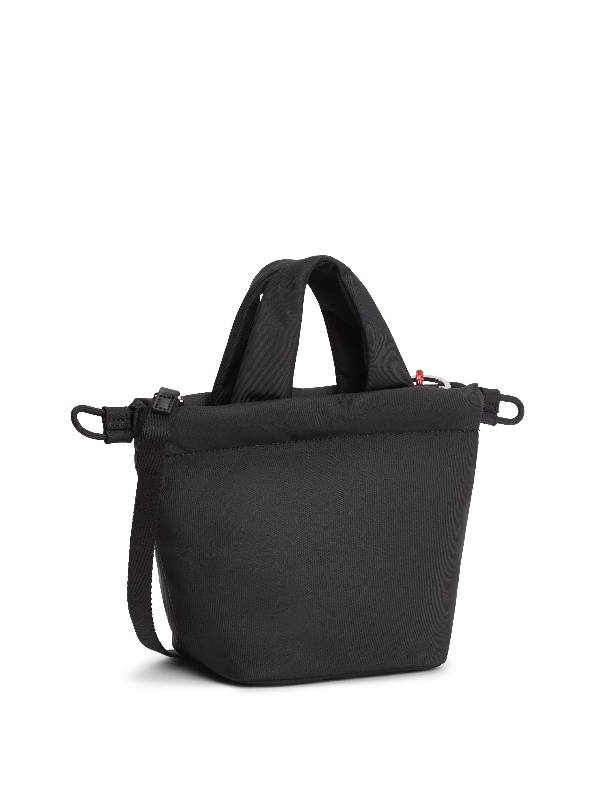 Tommy Jeans Handtasche TJW ICON CHARMS BUCKET BAG (Set, Abnehmbarer Schlüsselanhänger), Damen Tragetasche, Umhängetasche mit abnehmbarem Schlüsselanhänger