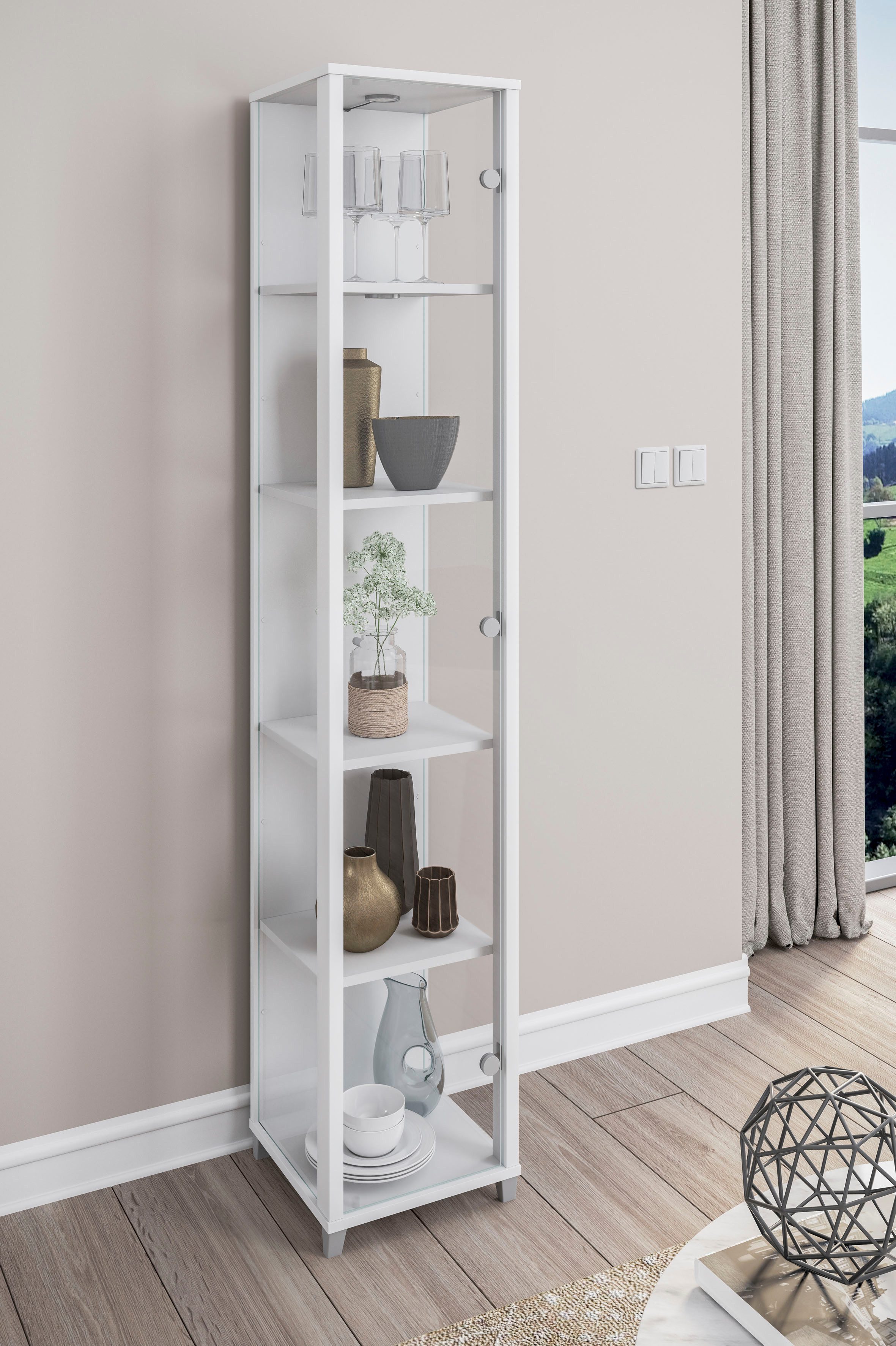 fif möbel Vitrine OPTIMA Standvitrine, Vitrinenschrank, günstig online kaufen
