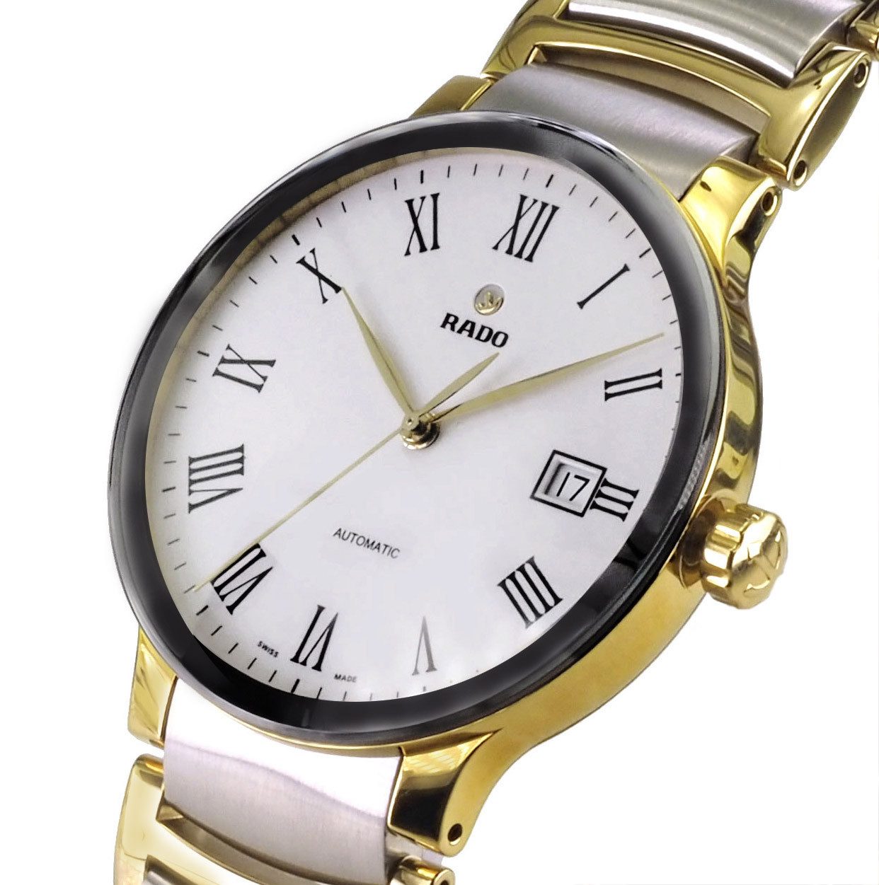 Rado Automatikuhr schweizer Herren Uhr Ø 38 mm R30529013 Centrix Swiss Made Centrix