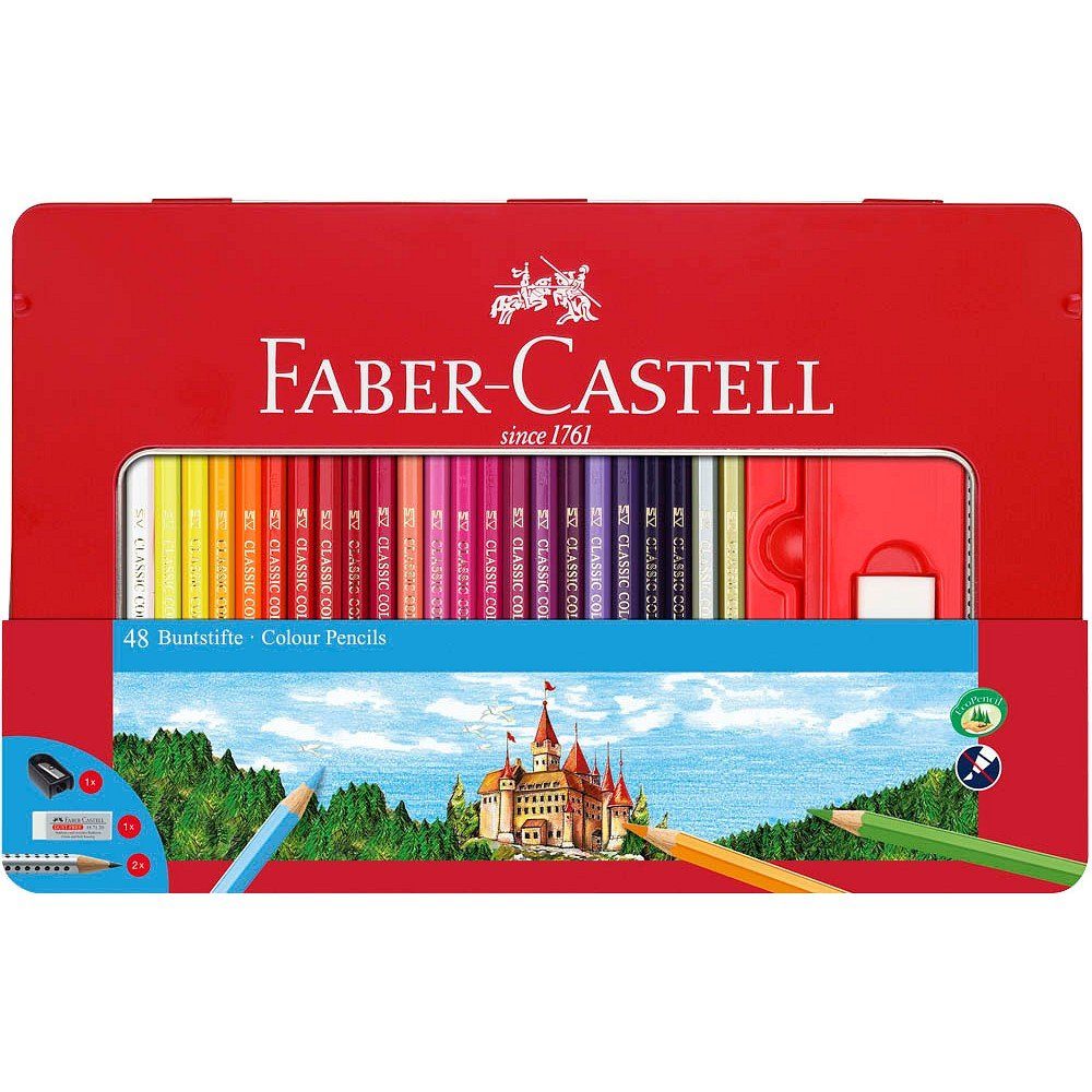 Faber-Castell Buntstift 48 Цветные карандаши CLASSIC farbsortiert