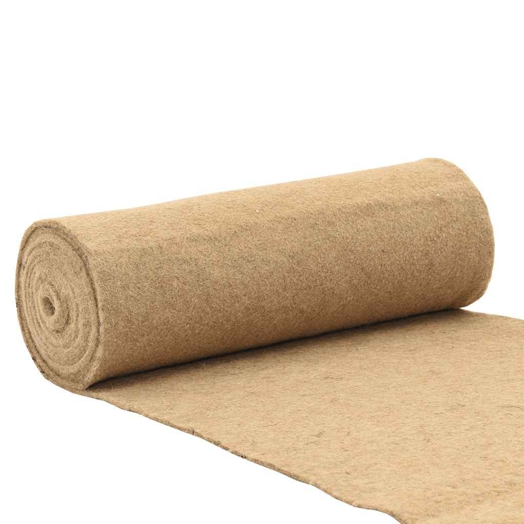 vidaXL Napfunterlage Nagermatte Hanf 0,5x5 m 5 mm