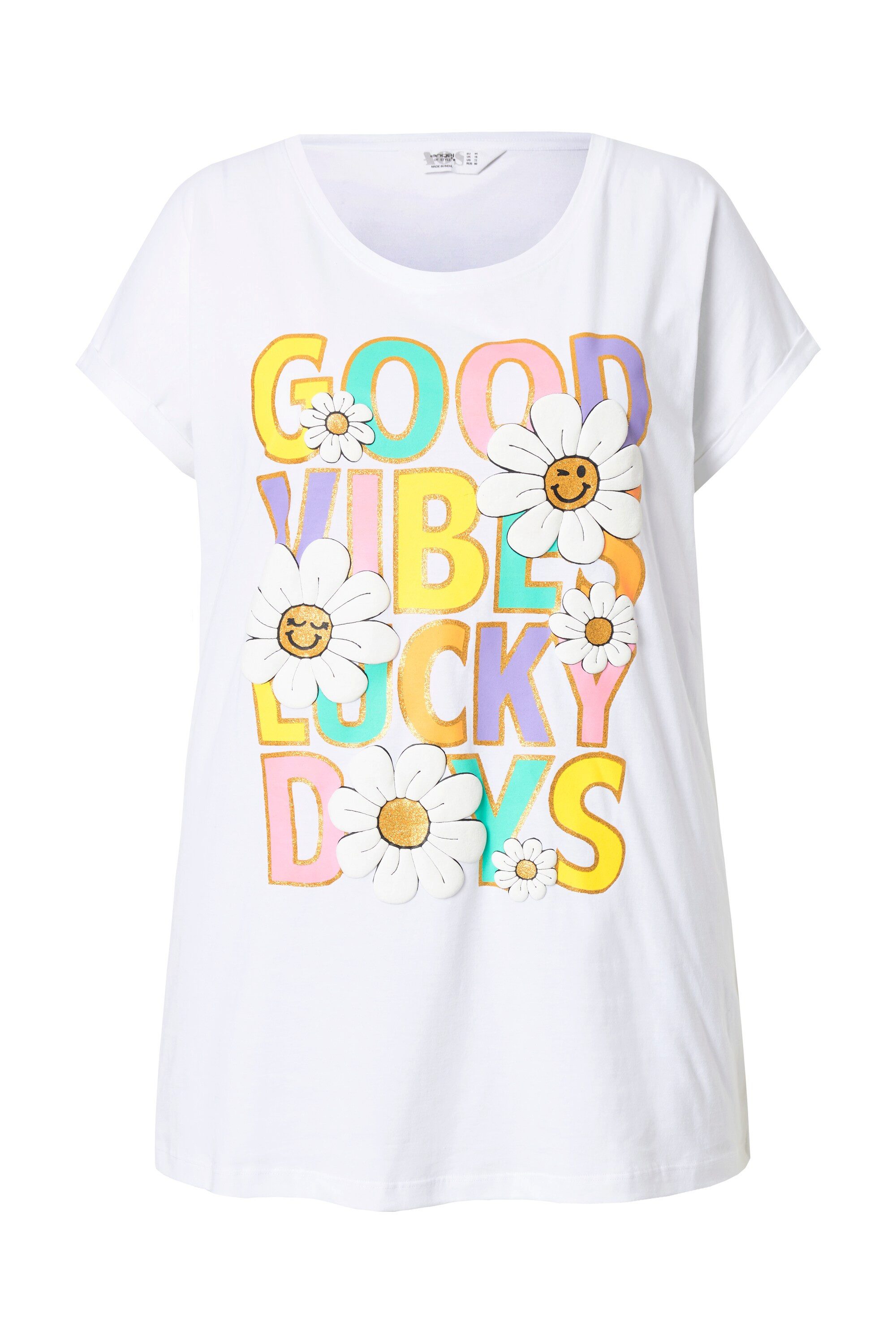 Angel of Style T-Shirt T-Shirt Blumen/Statement-Motiv günstig online kaufen