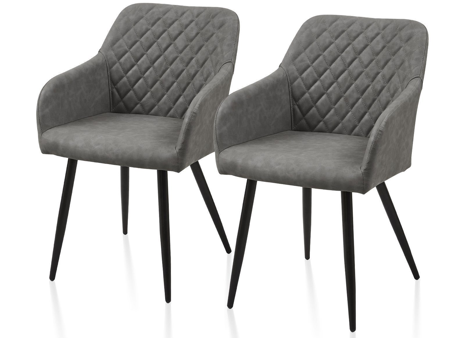 Ofcasa Esszimmerstuhl Küchenstühle (2er Set), Kunstlederstühle, günstig online kaufen