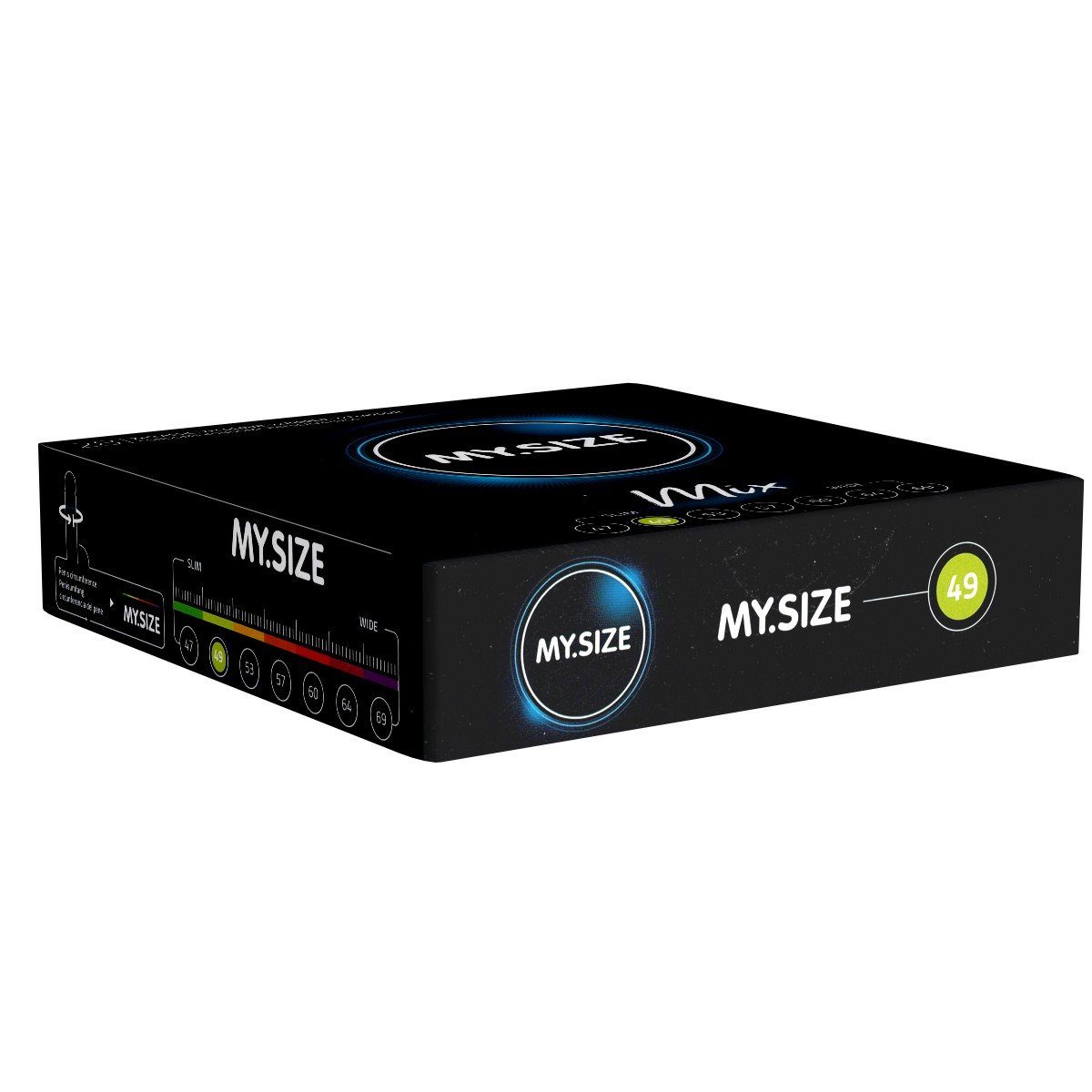 MY.SIZE Kondome Classic 49 MIX Packung mit, 28 St., im gemischten Sortiment, Kondome für besten Tragekomfort und Sicherheit