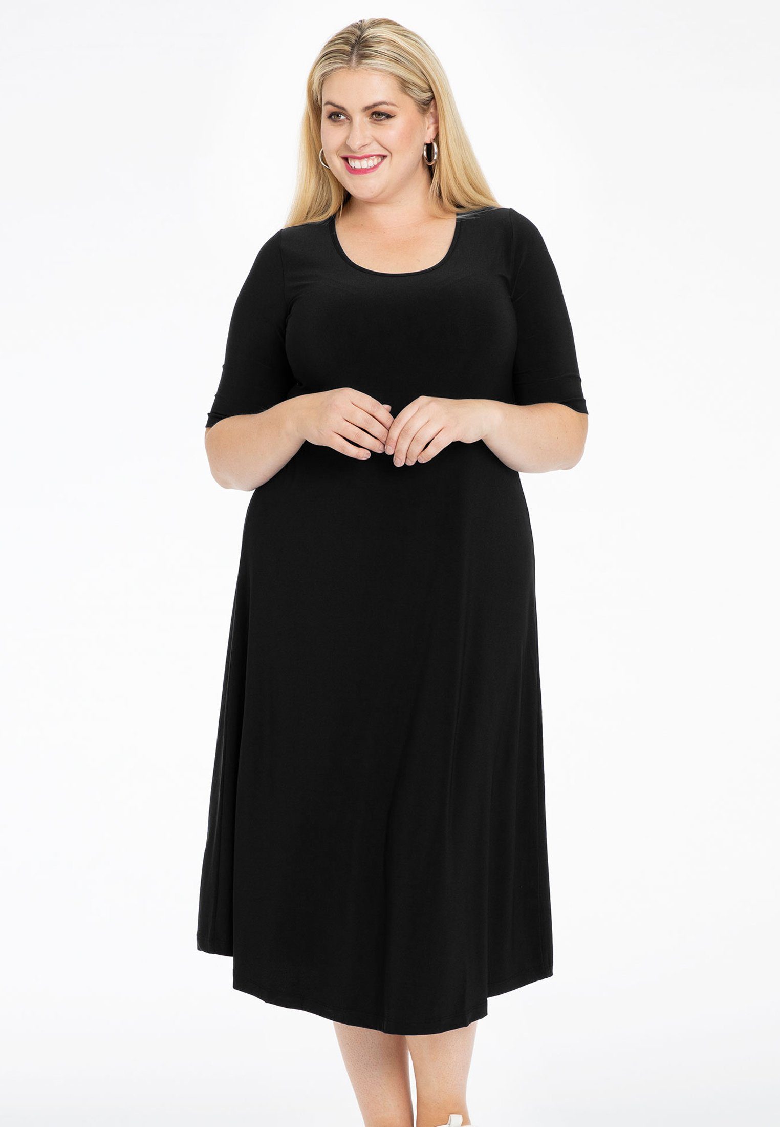 A-Linien-Kleid Damen Kleid Große Größen