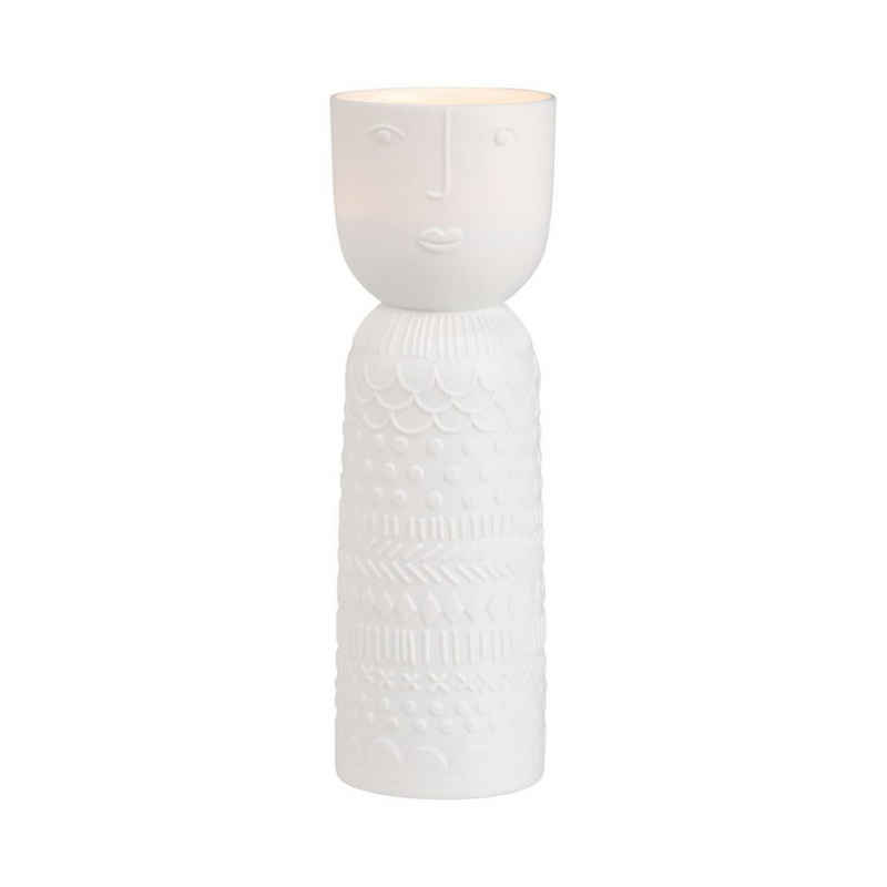 Räder Design Kerzenständer LIVING Lichtgestalt Lucia Dia:6cm Höhe:18cm (Einteilig), Flaschenverpackung Geschenkverpackung