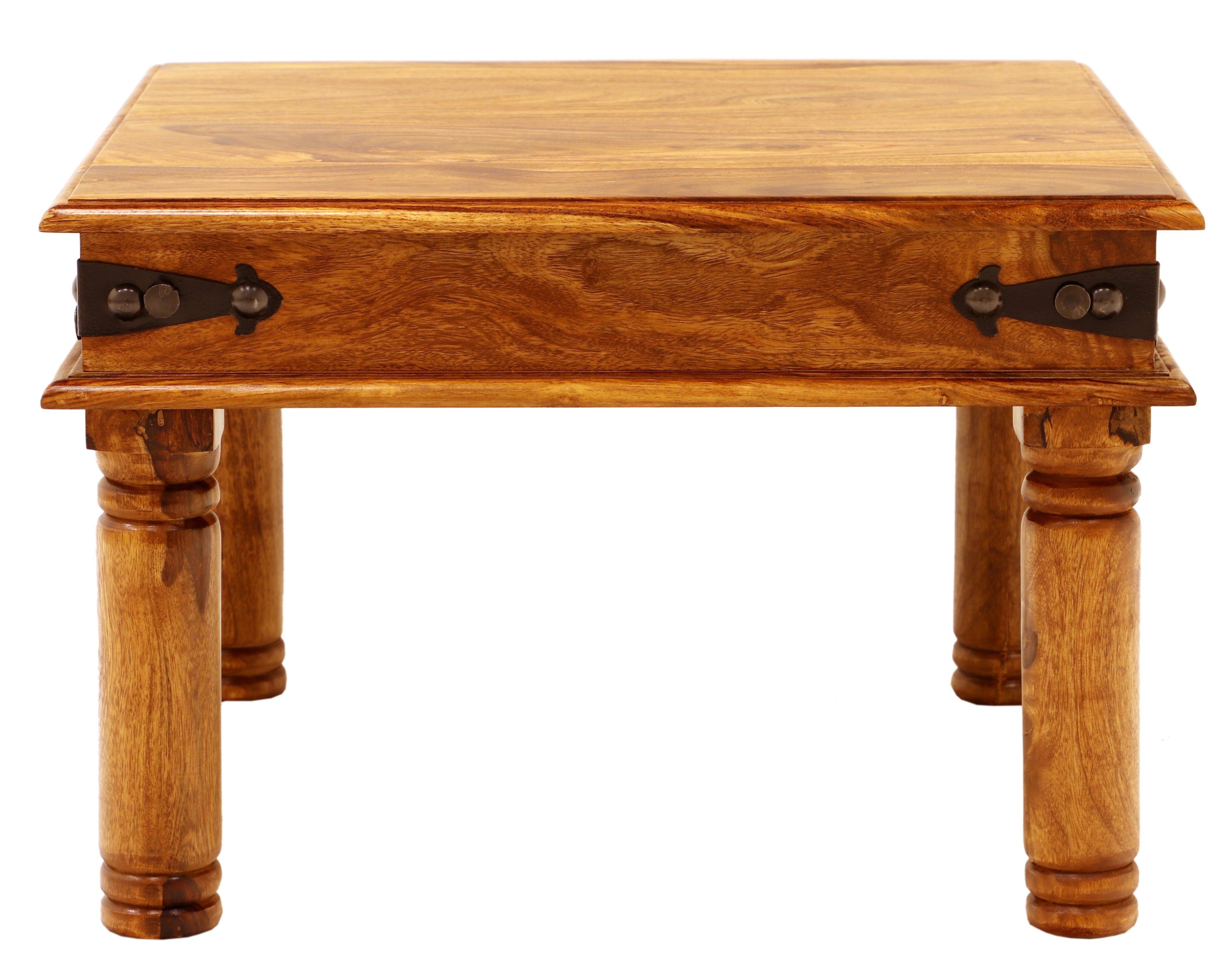 Indischesmoebelhausde Couchtisch Couchtisch Jali 60x40x60 aus indischem Palisandr-Massivholz