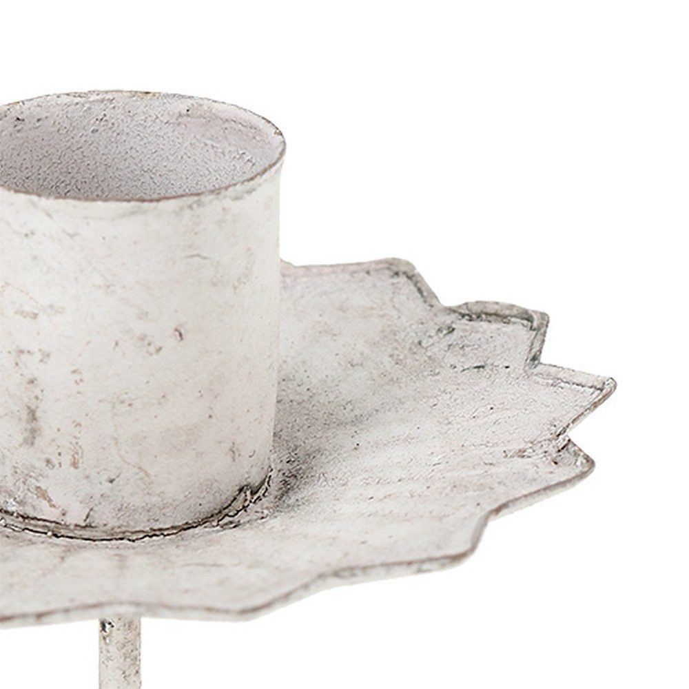 Viana Kerzenhalter Creme Metall Spitzkerzenhalter Ø7cm günstig online kaufen