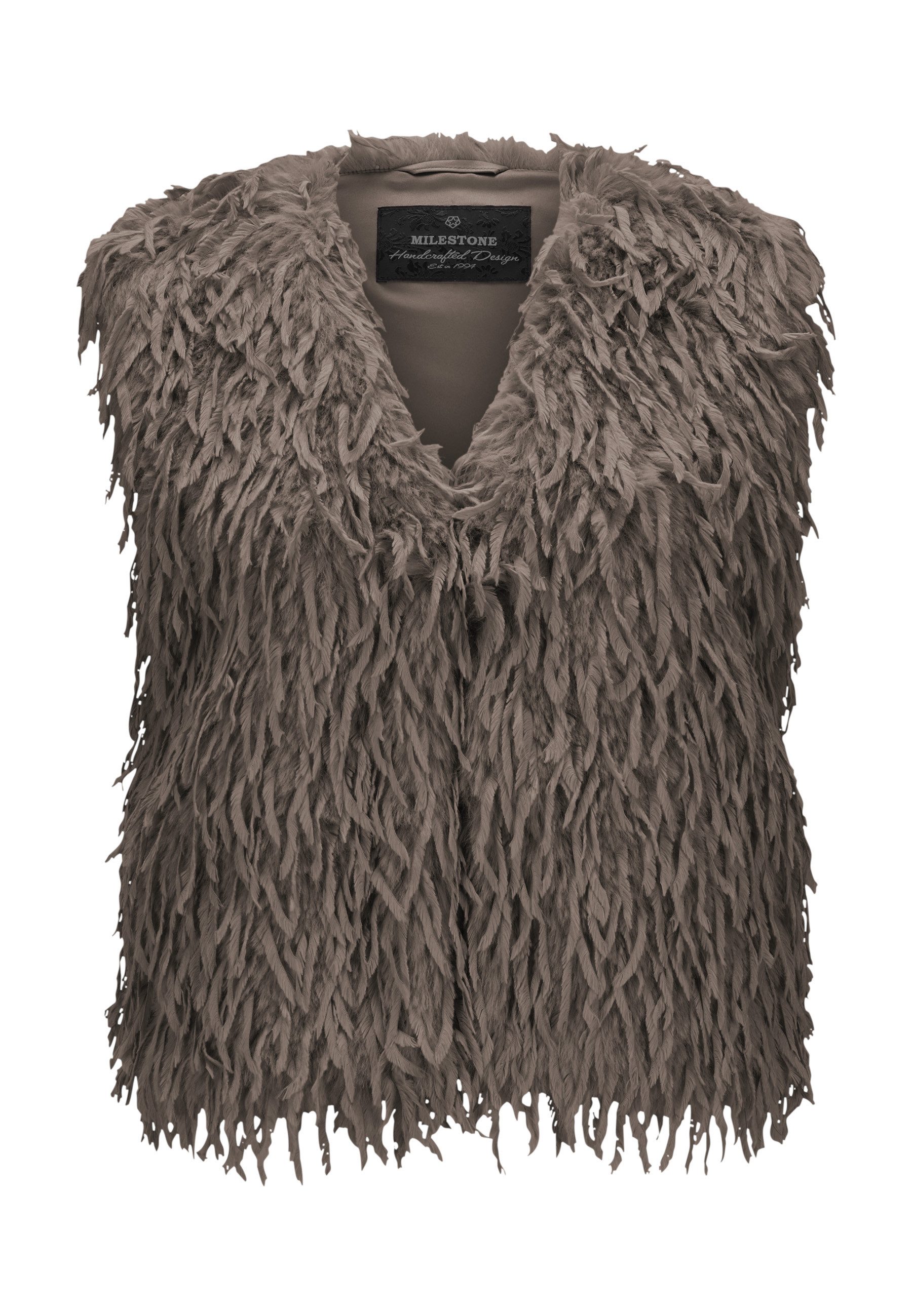 Milestone Fellimitatweste MSMichelle Damen Kunstfellweste elegant, günstig online kaufen