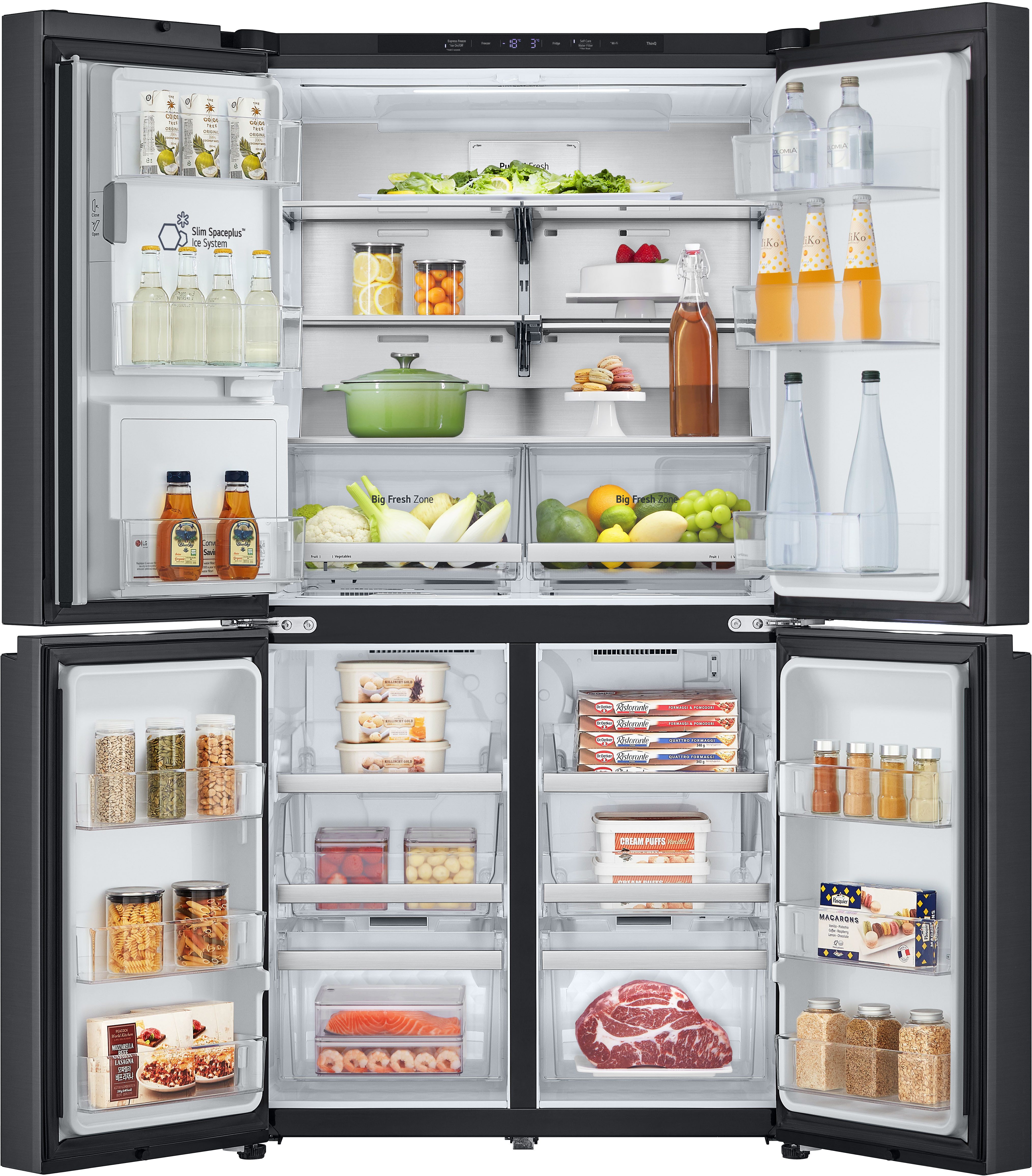 LG Multi Door L-Serie GML960EVBE, Total No Frost, Wasser- und Eisspender, LINEARCooling