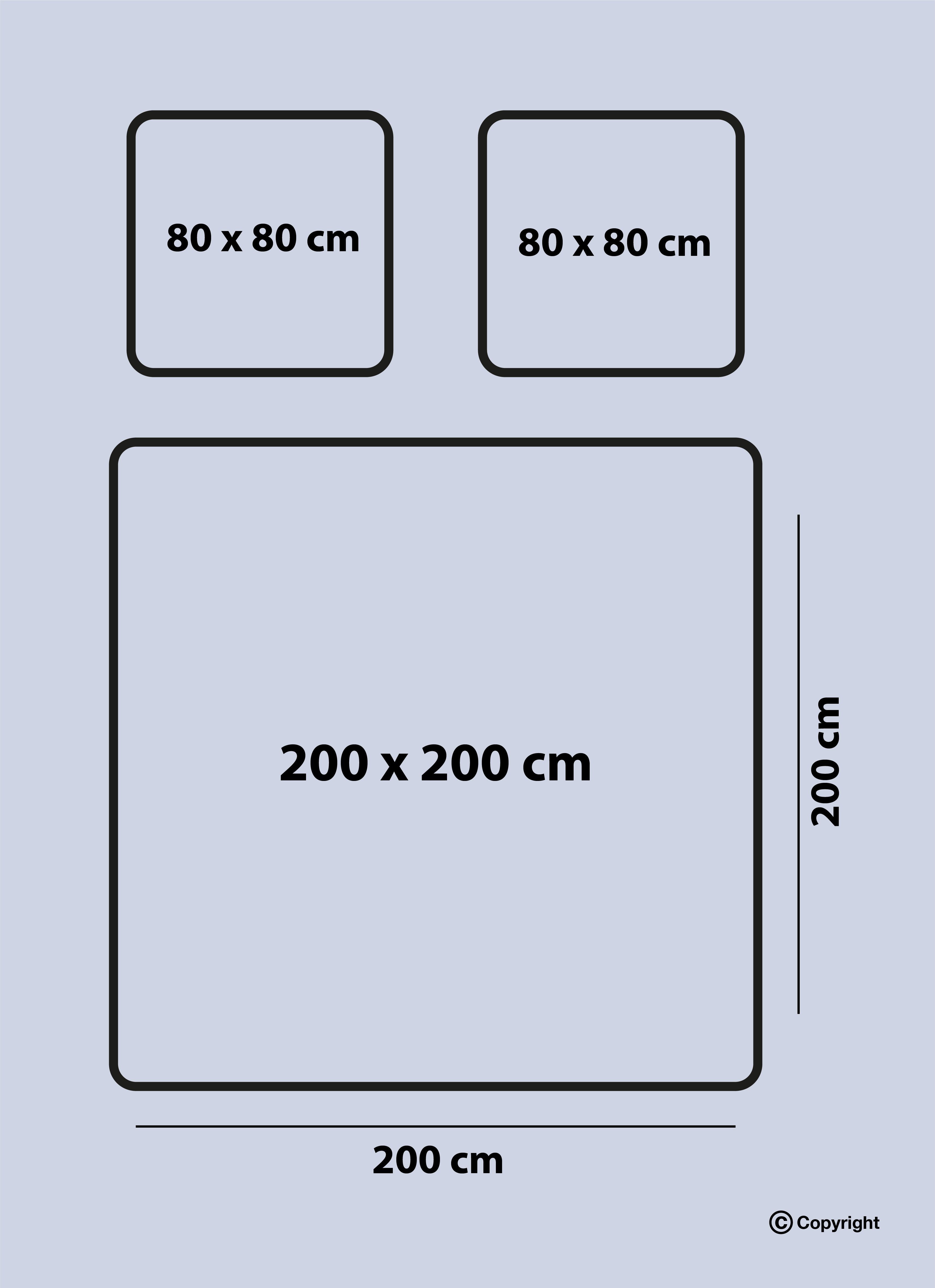 yadetextil Bettwäsche Bettwäsche 200x200 cm. 3 teilig set, Fiorita V1, Renf günstig online kaufen