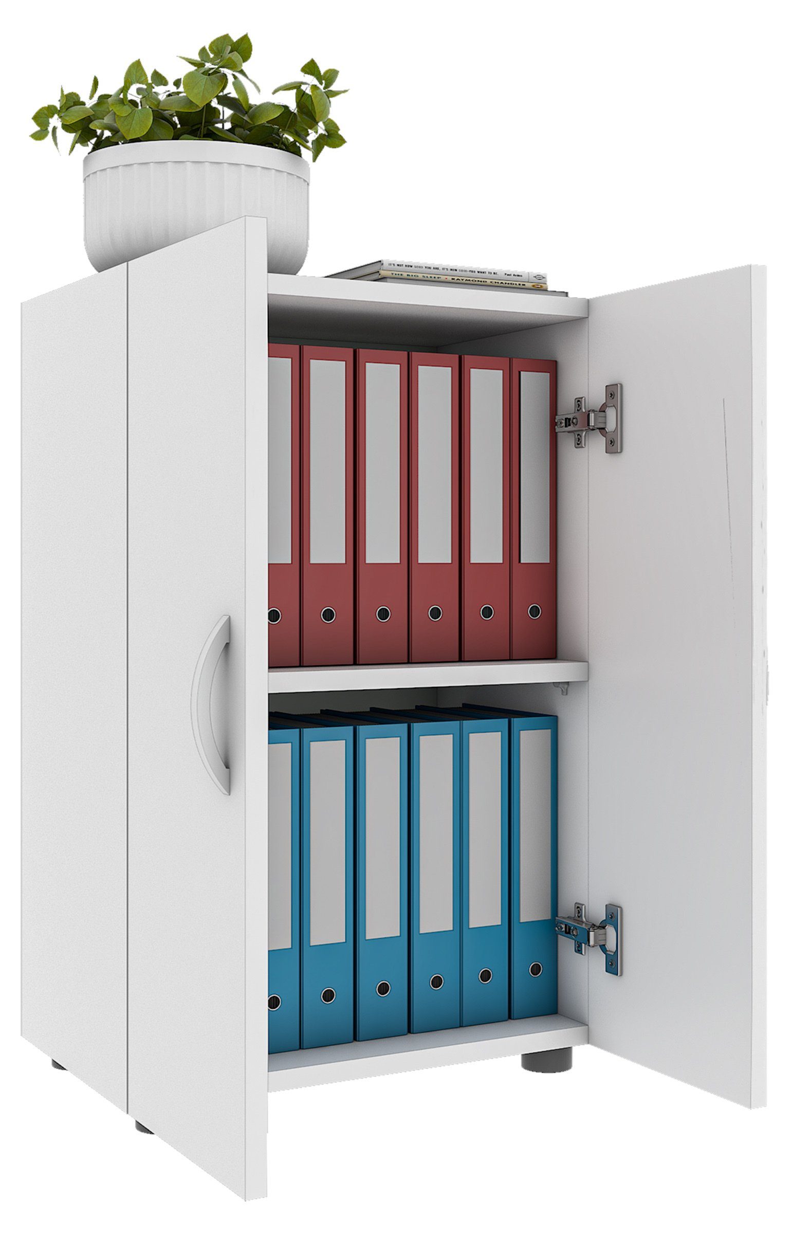 VCM Aktenschrank Büroschrank Bücher Ordner Aktenschrank Ulas 2fach günstig online kaufen