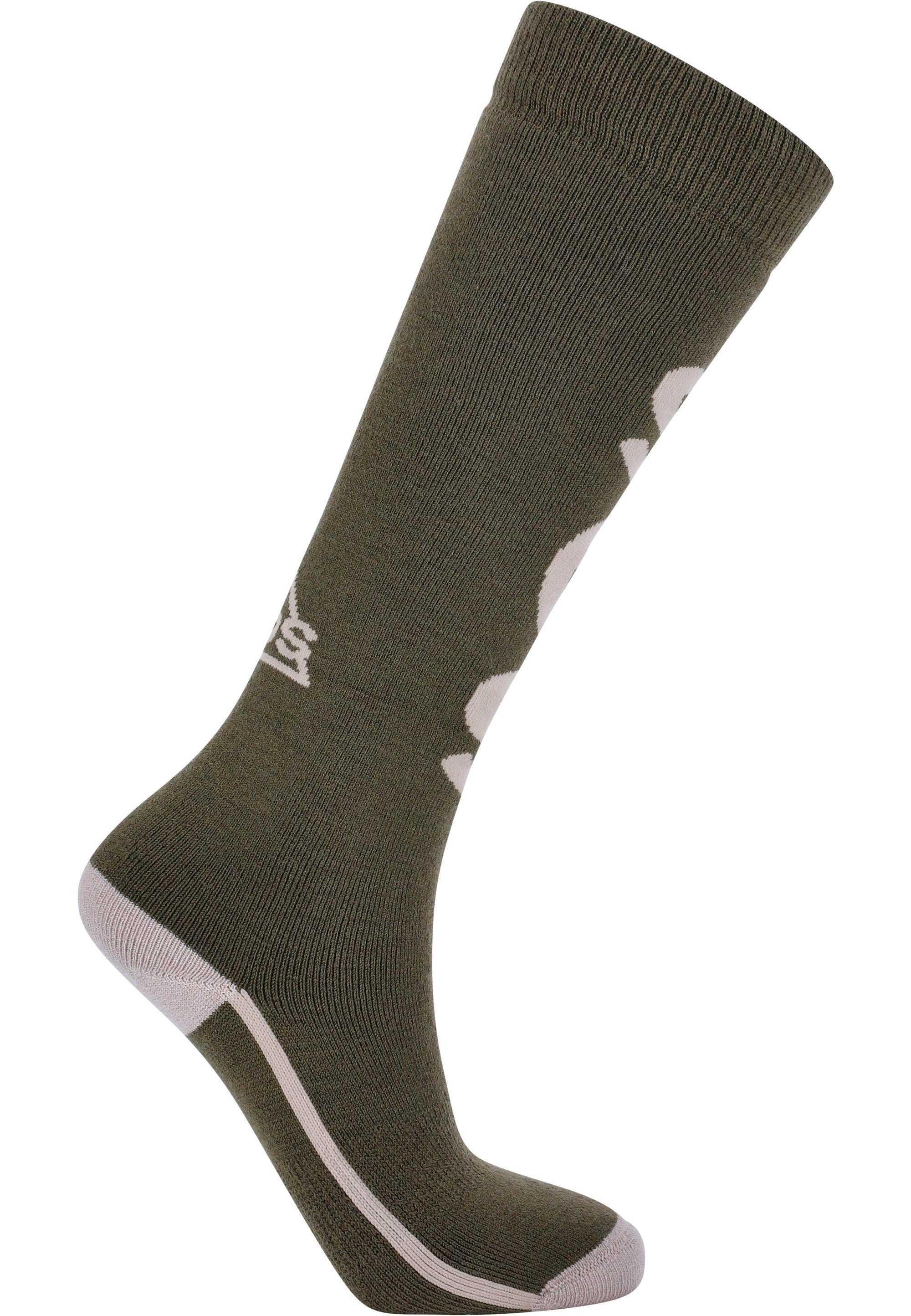 SOS Socken Portillio mit grün weicher Merinowolle besonders