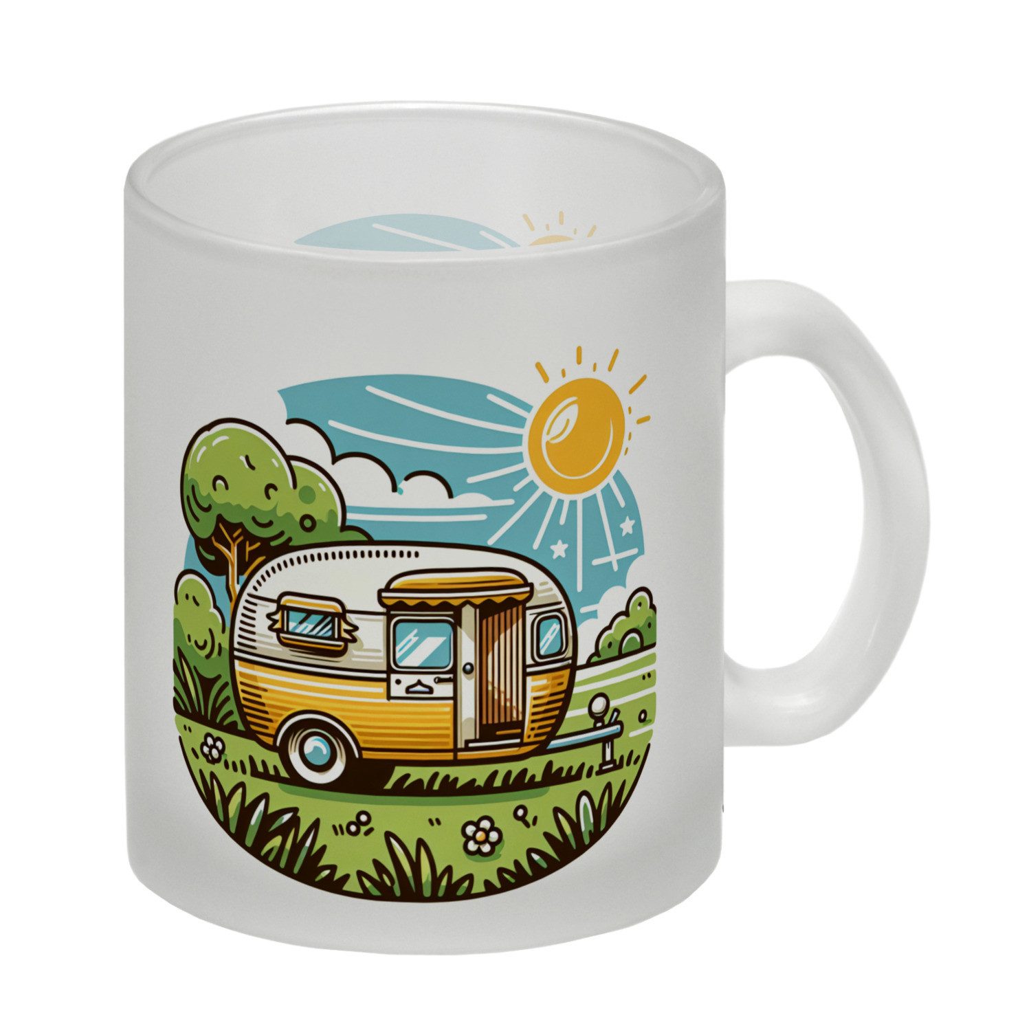 Tasse Campingtasse Glas Tasse