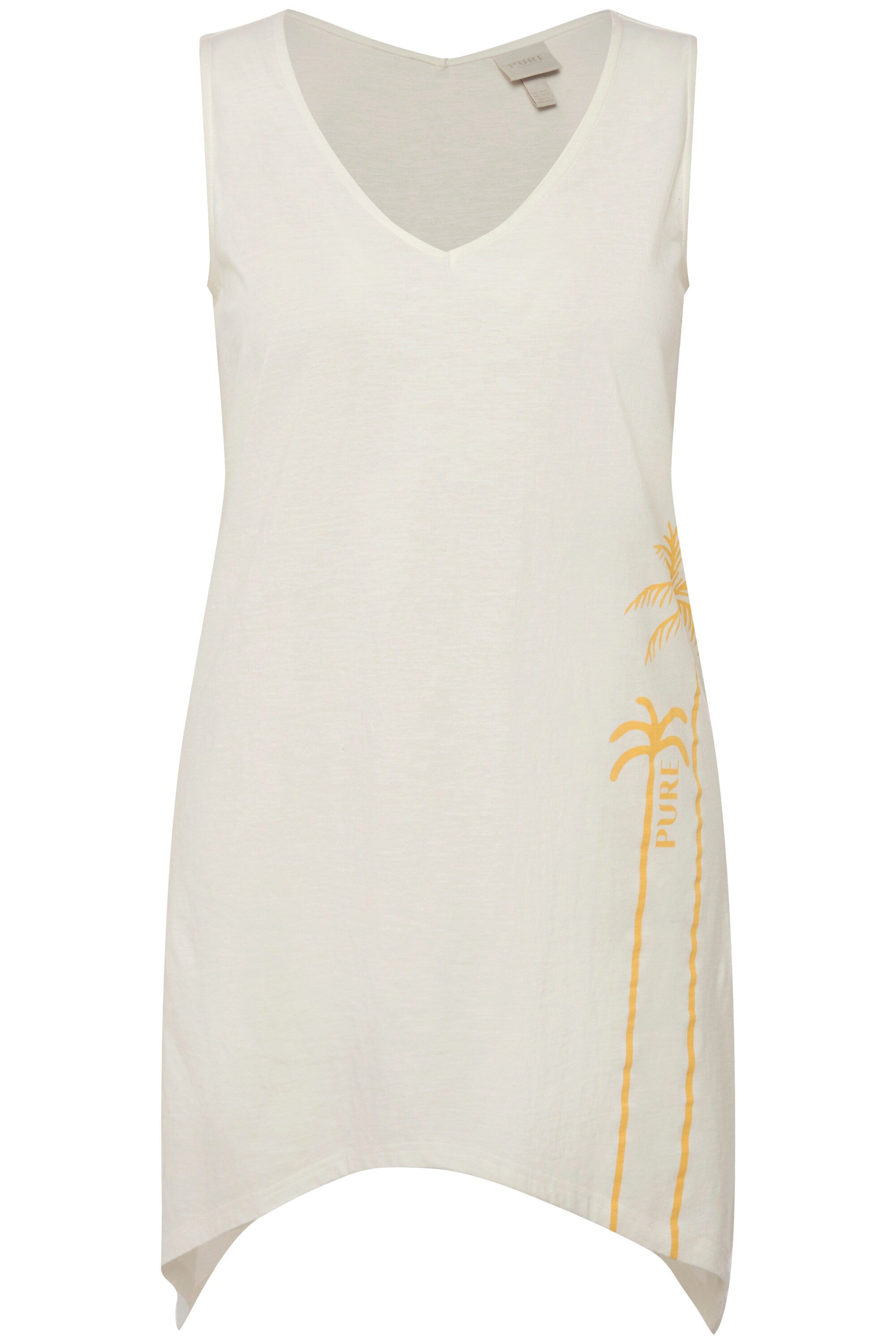 Ulla Popken Longtop Top Zipfelsaum V-Ausschnitt günstig online kaufen