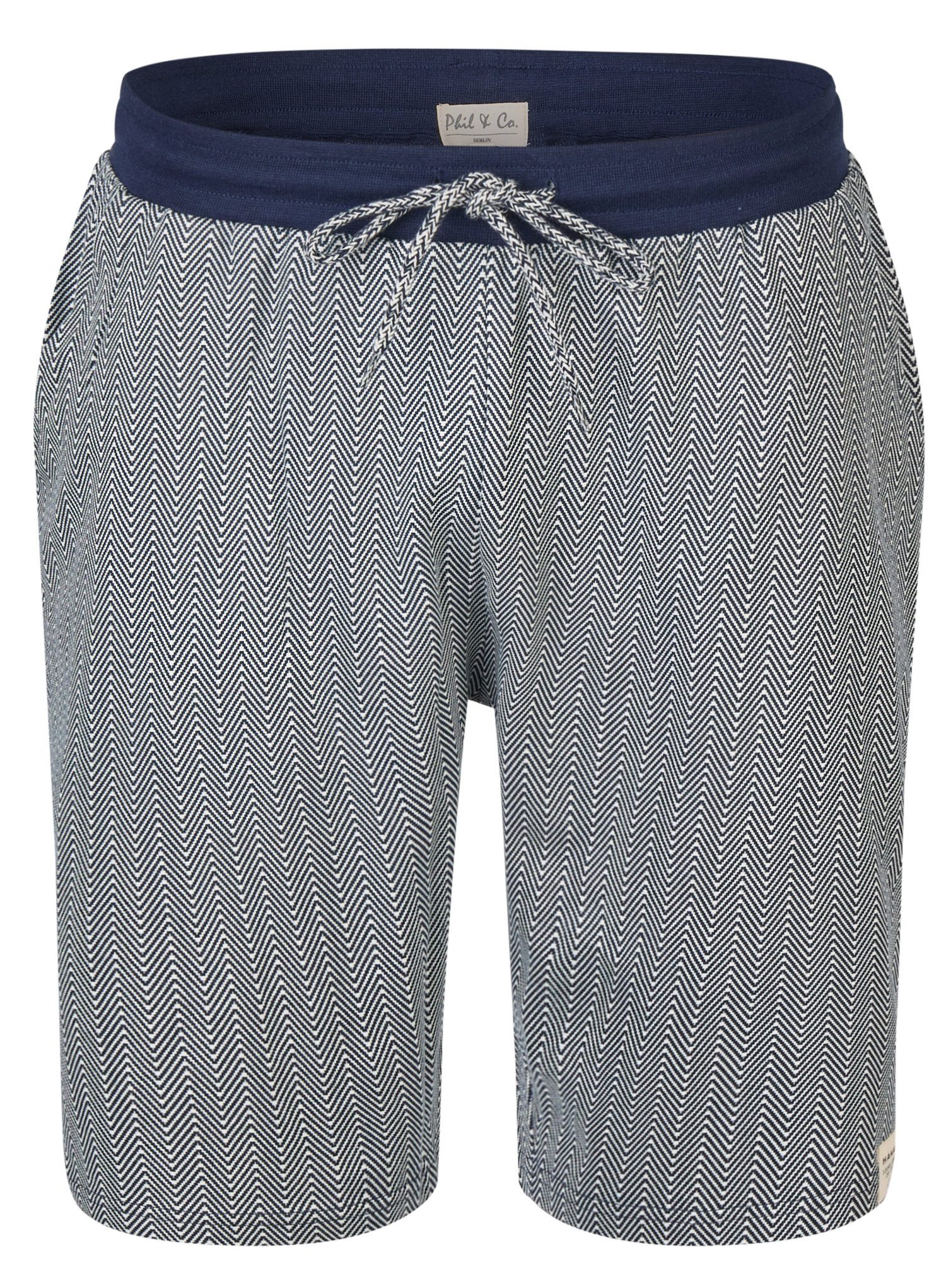 Phil & Co. Pyjamashorts Herren Pyjamahose kurz (1-tlg) Baumwolle günstig online kaufen