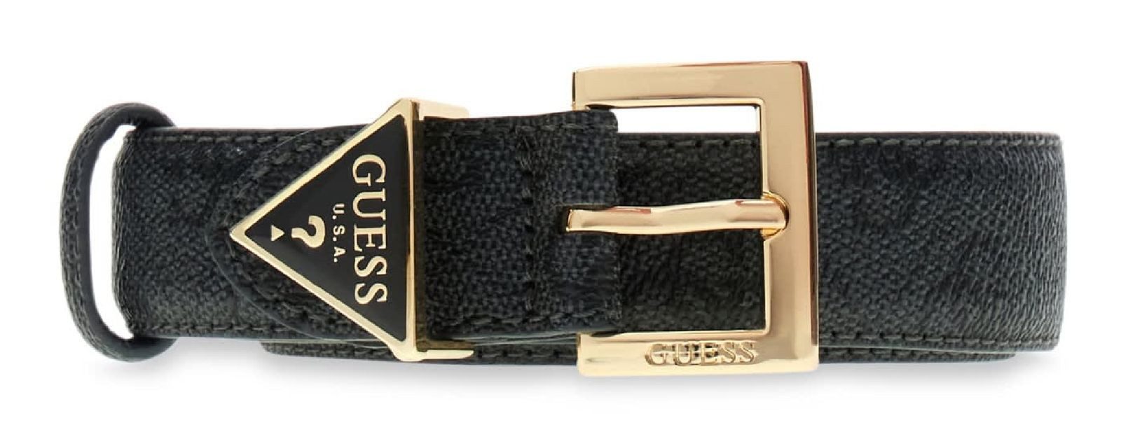Guess Synthetikgürtel Adjustable Belt H25 aus echtem Leder