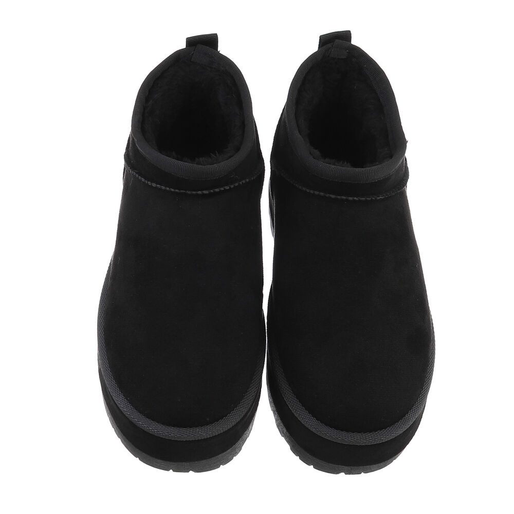 Ital-Design Damen Snowboots Freizeit Snowboots (87451911) Flach Stiefeletten in Schwarz – Bild 4 von 5