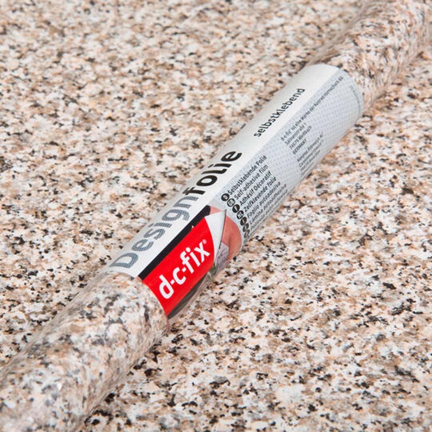 d-c-fix Möbelfolie Steinoptik Porrinho beige Klebefolie Möbel Küche Dekofolie Granit, (15m-Rolle), Designfolie - zuschneidbar, abwaschbar & rückstandslos entfer – Bild 3 von 4