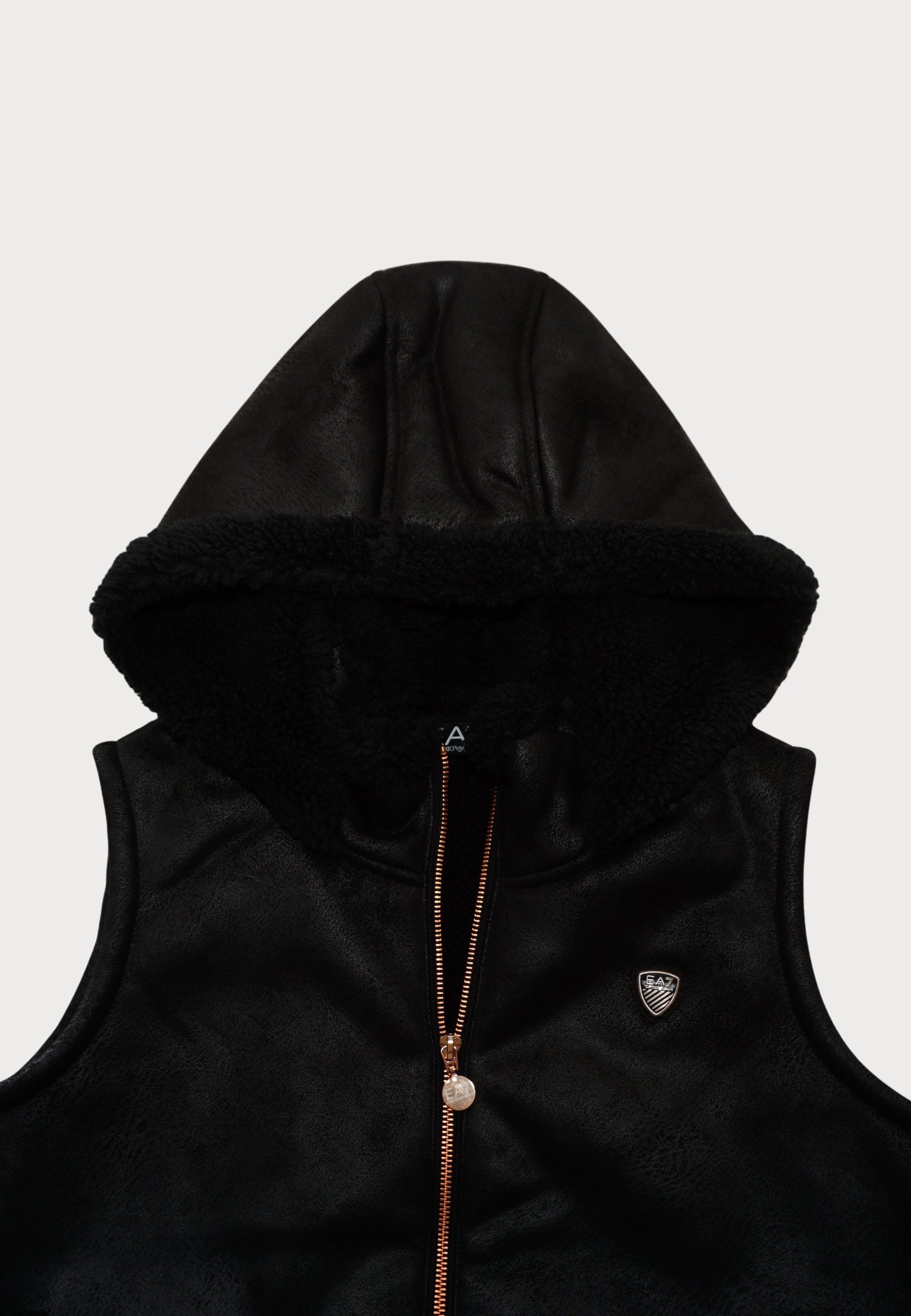 Emporio Armani Steppweste Weste Kunstfellweste (1-tlg)