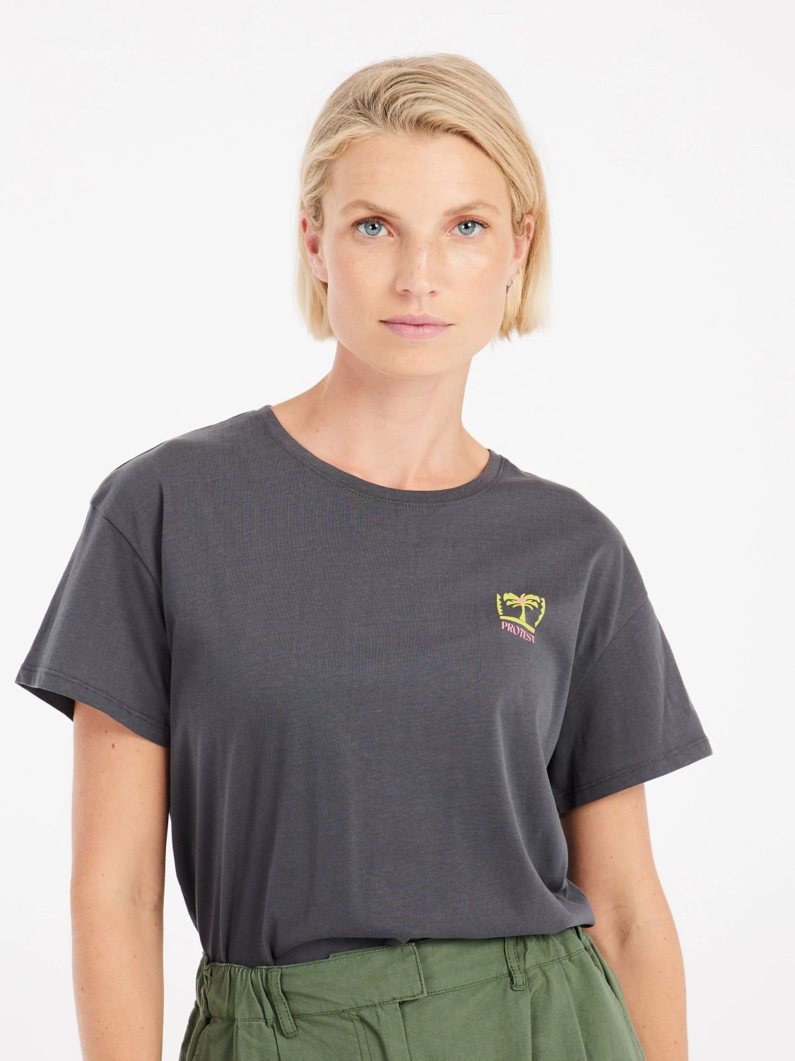 Protest T-Shirt Protest T-Shirt PRTLassy Grau günstig online kaufen