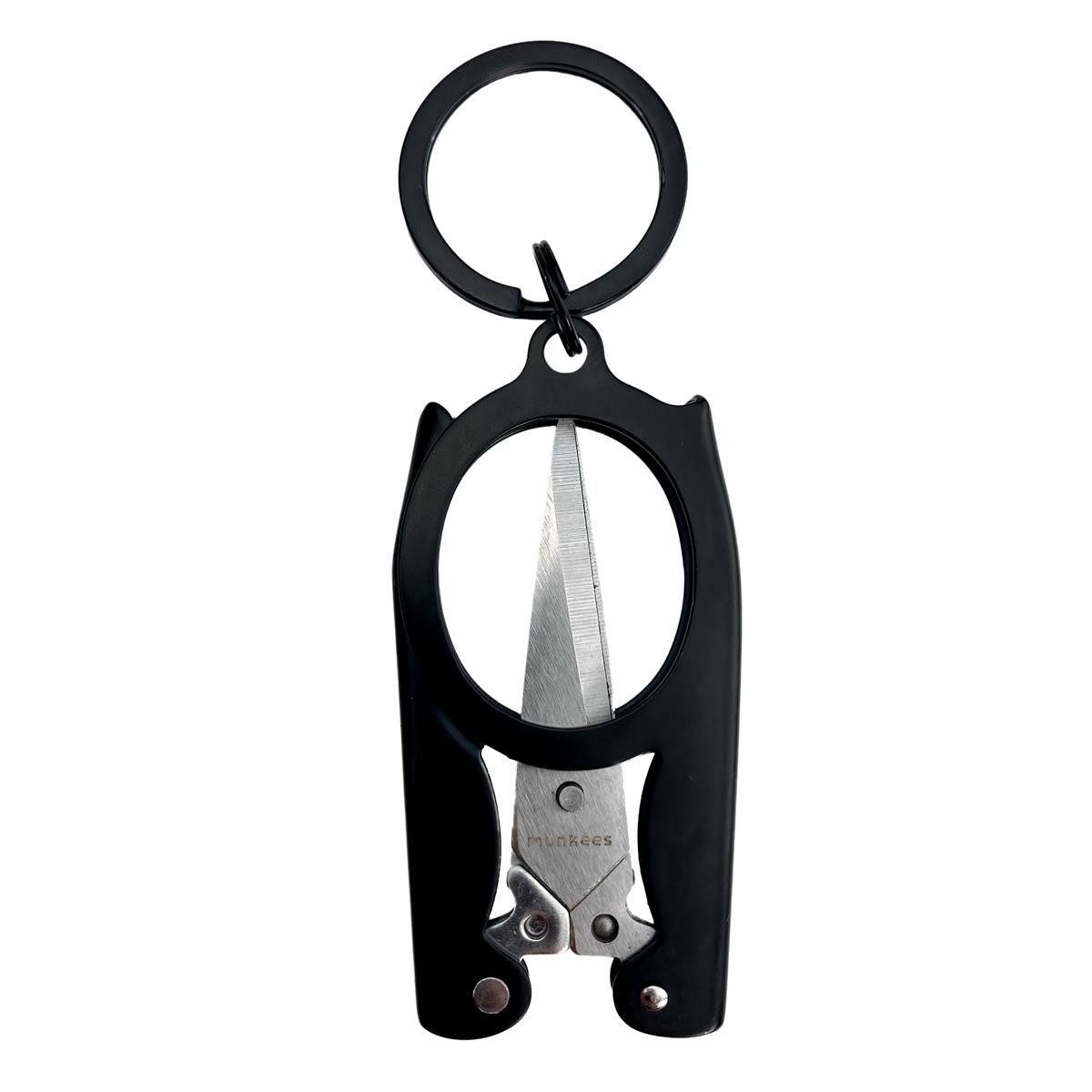 Munkees Schlüsselanhänger faltbare Schere mit Schlüsselring