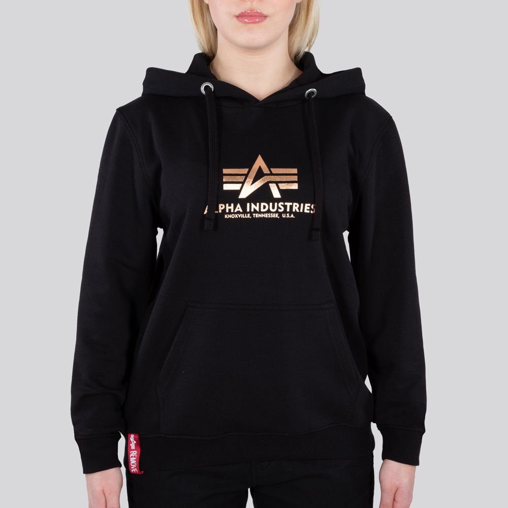 Alpha Industries Kapuzenpullover New Basic Hoody Wmn Foil Print