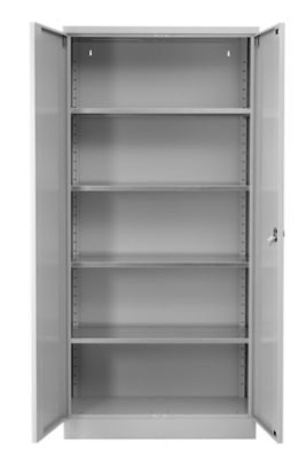 PROREGAL® Spind HxBxT Grau-Rot Stahlschrank 195x92x42cm, Bee