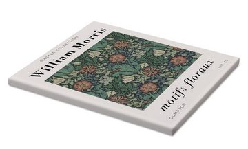 Posterlounge Leinwandbild William Morris, Motifs Floraux - Compton, Wohnzimmer Vintage Grafikdesign
