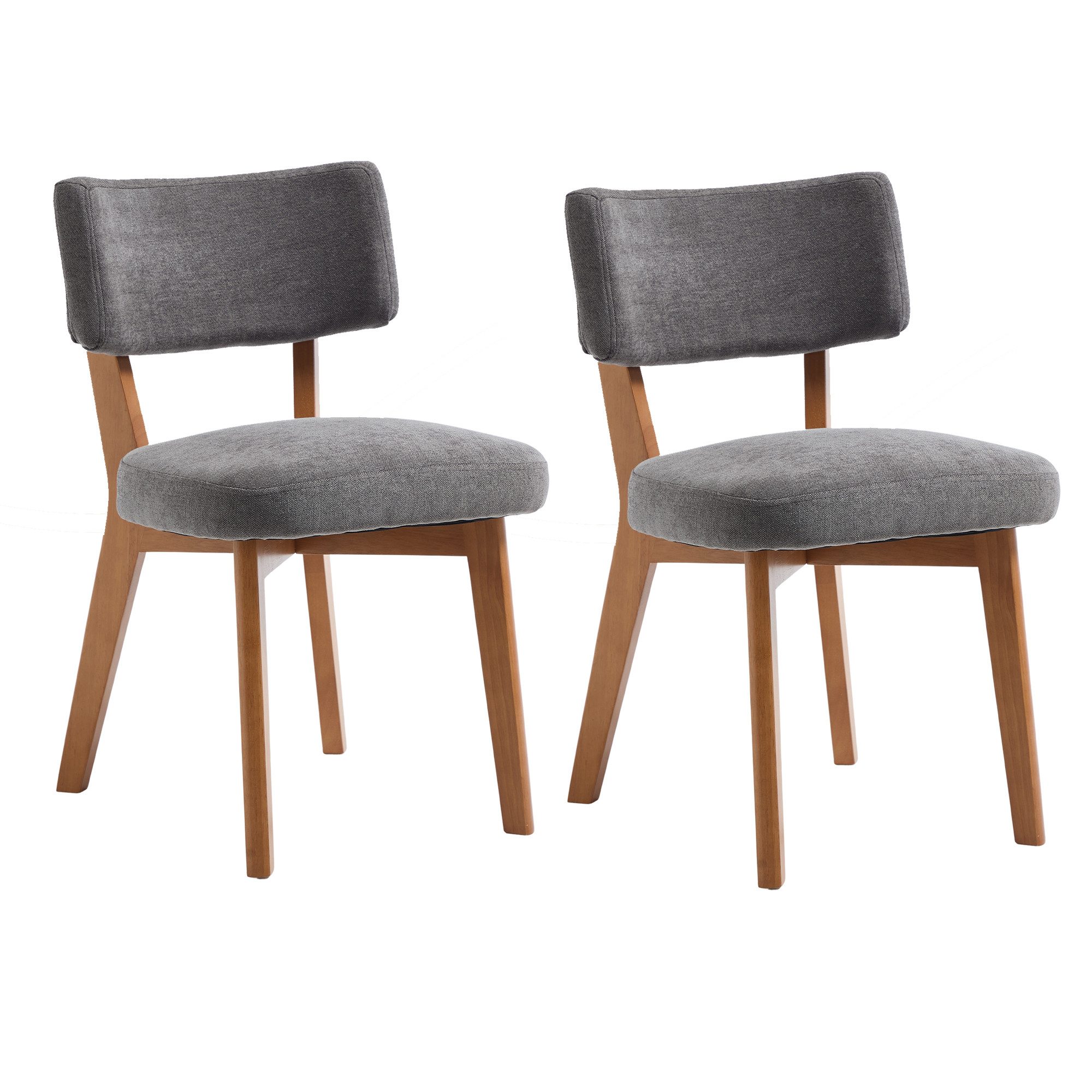BlingBin Esszimmerstuhl Polsterstuhl Satz von 2, Moderne Mid-Century-Stil S günstig online kaufen