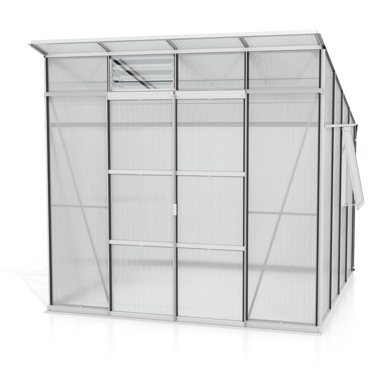 Vitavia Gewächshaus Playa 7600, 6,00 mm Wandstärke silberfarben | Rabatt: 28%