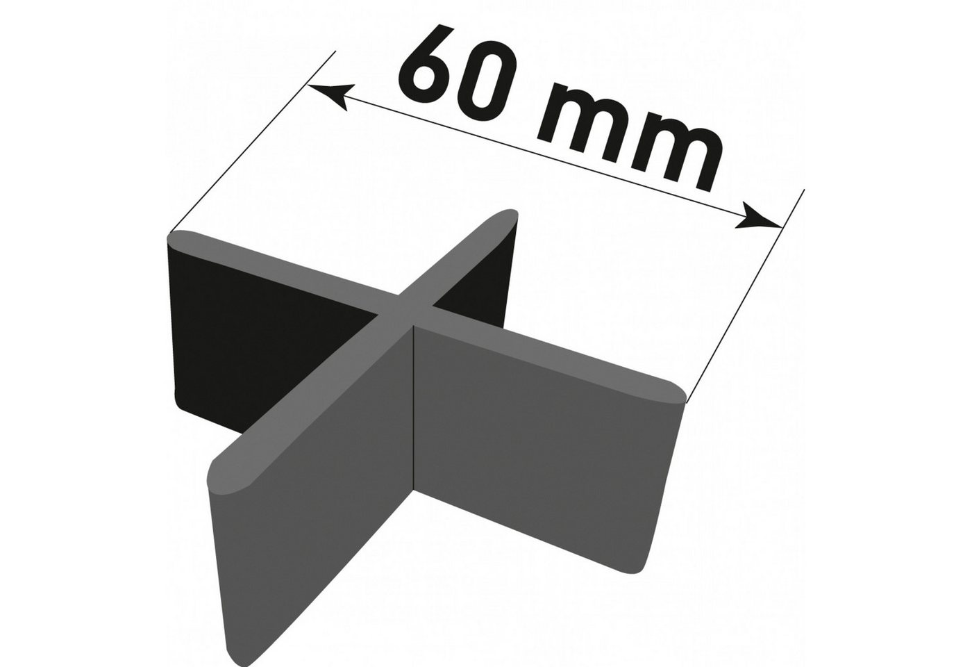 Thumbnail - Triuso Fugenkreuz Fugenkreuze 10mm Höhe für Terrassenplatten