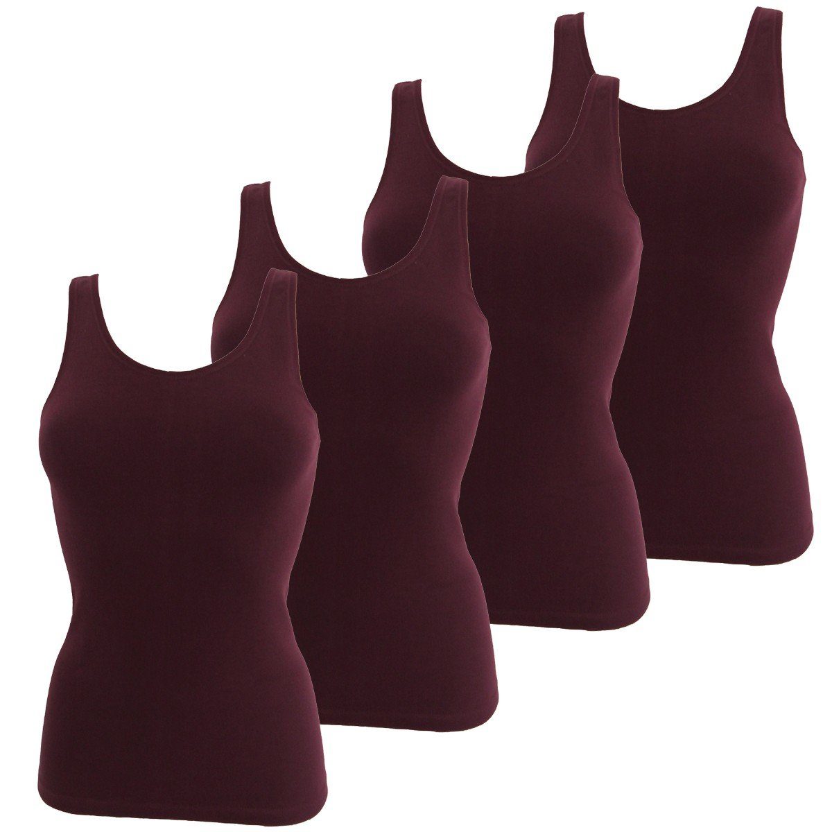 HERMKO Achselhemd 1310 4er Pack Damen günstig online kaufen