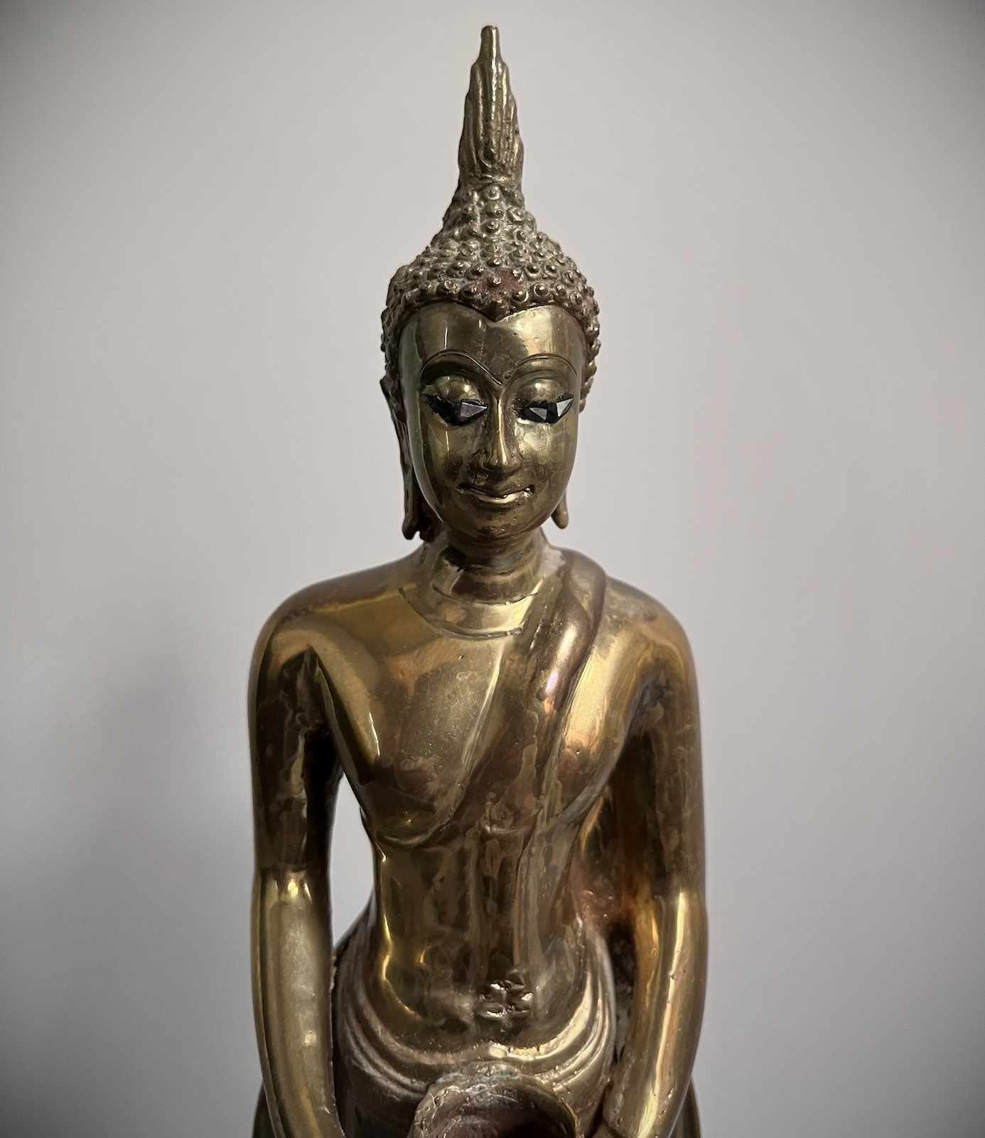 Asien LifeStyle Buddhafigur Wochentags Buddha Bronze aus Figur 'Mittwoch'
