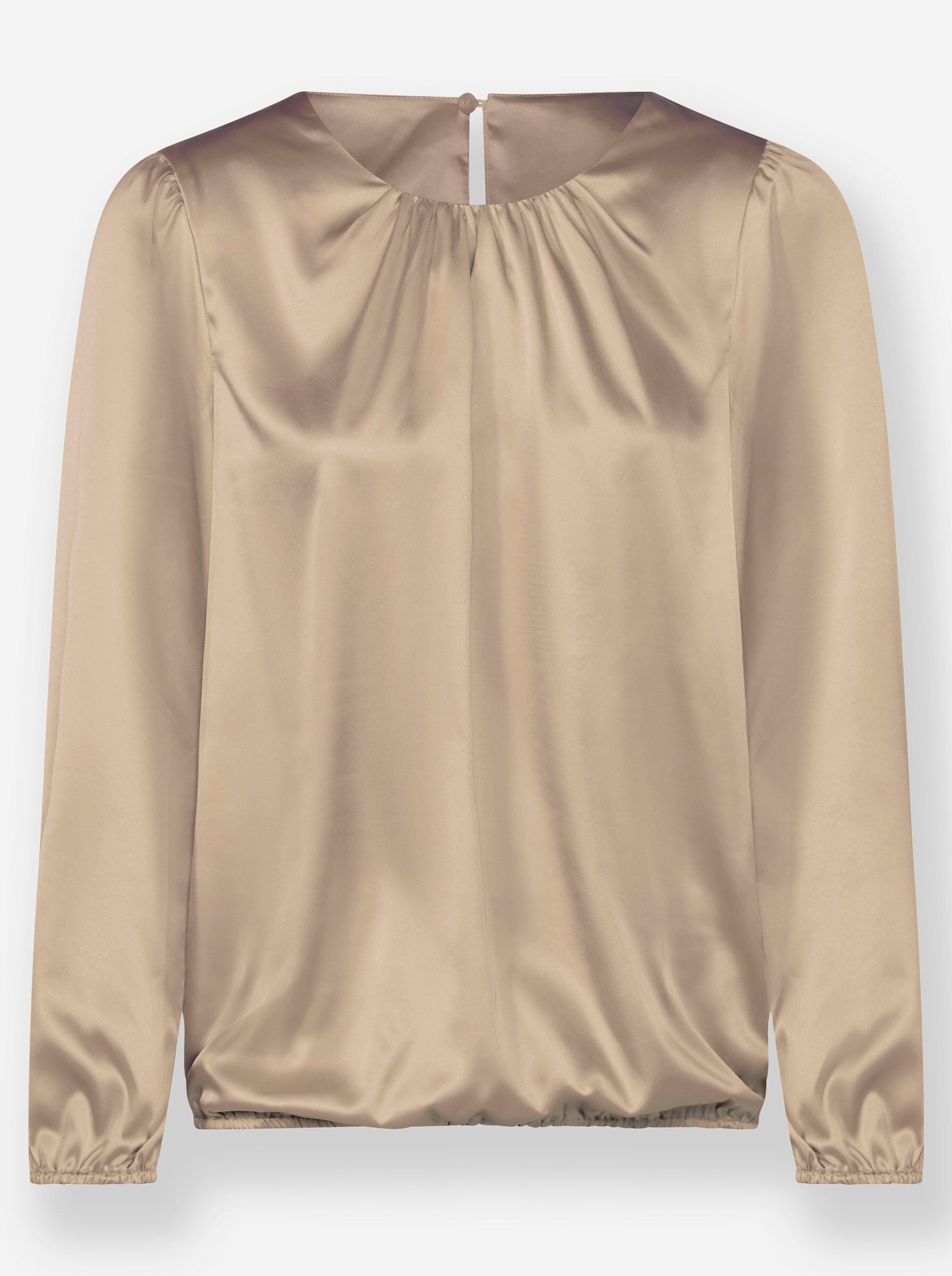 Witt Klassische Bluse Satin-Bluse Langarm