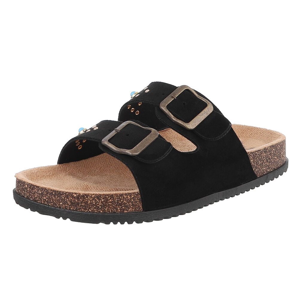 Ital-Design Bequeme Sandalen mit verstellbaren Riemen für Damen Pantolette günstig online kaufen