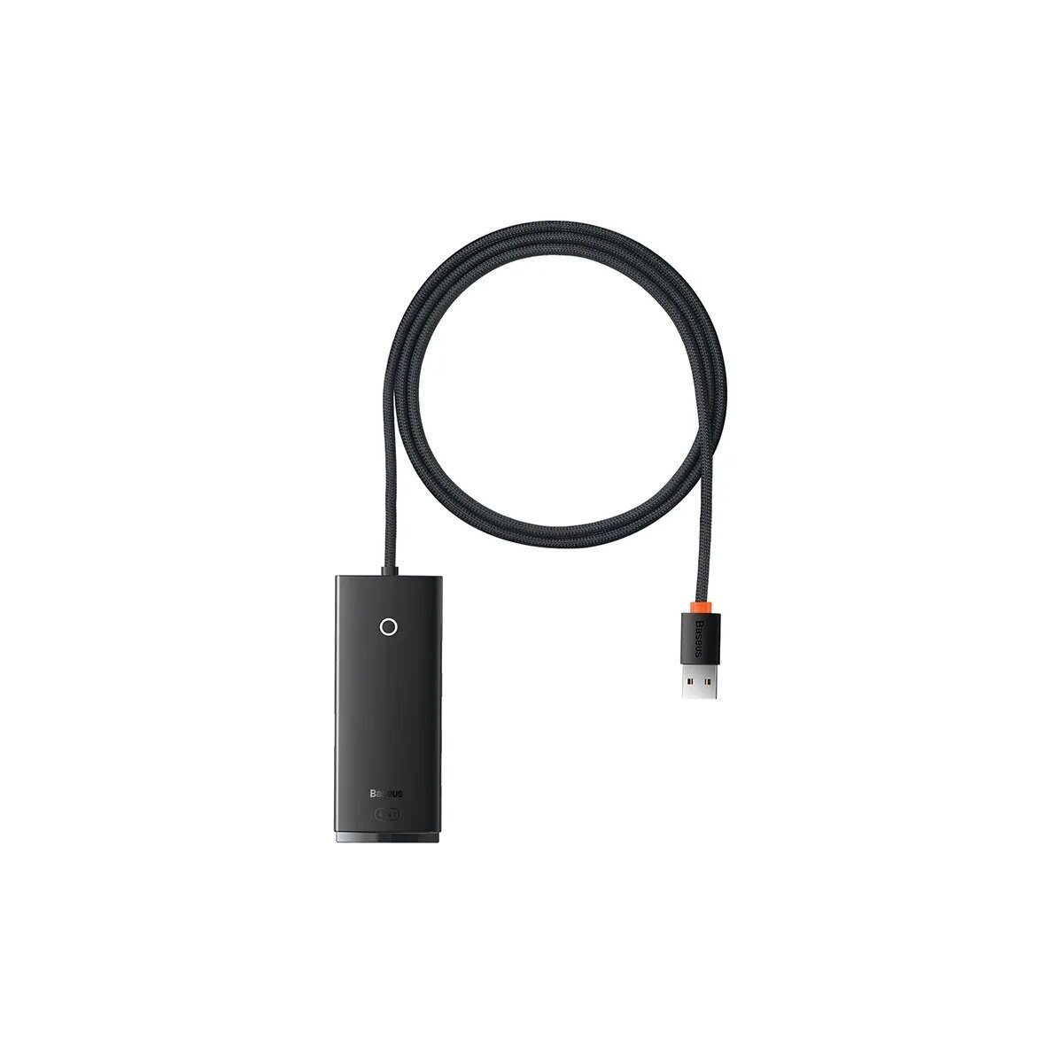 Baseus Baseus Lite Series Hub 4in1 USB auf 4x USB 3.0, 1m (Schwarz) USB-Adapter