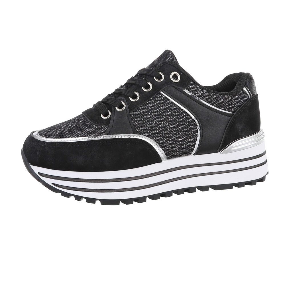 Ital-Design Damen Low-Top Freizeit Sneaker (86188192) Keilabsatz/Wedge Snea günstig online kaufen