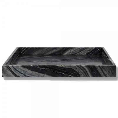Mette Ditmer Servierplatte Tablett Marble Black / Grey