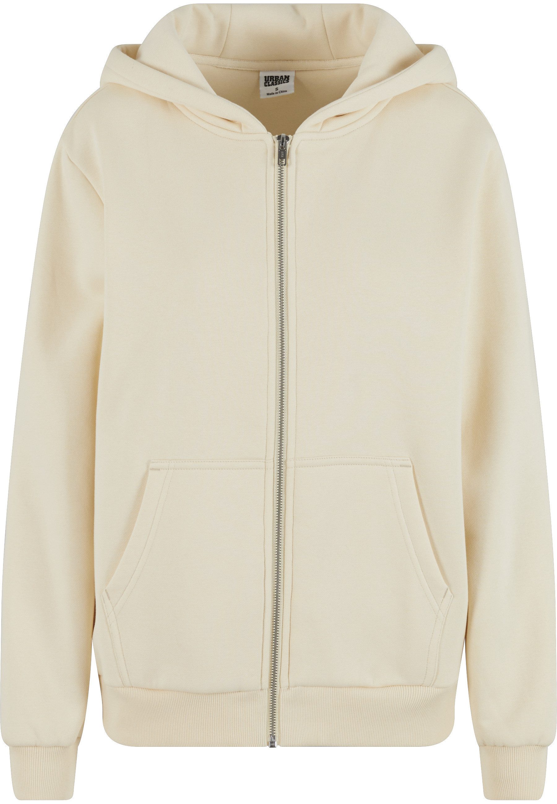 URBAN CLASSICS Sweatjacke Urban Classics Ladies Fluffy Zip Cardigan